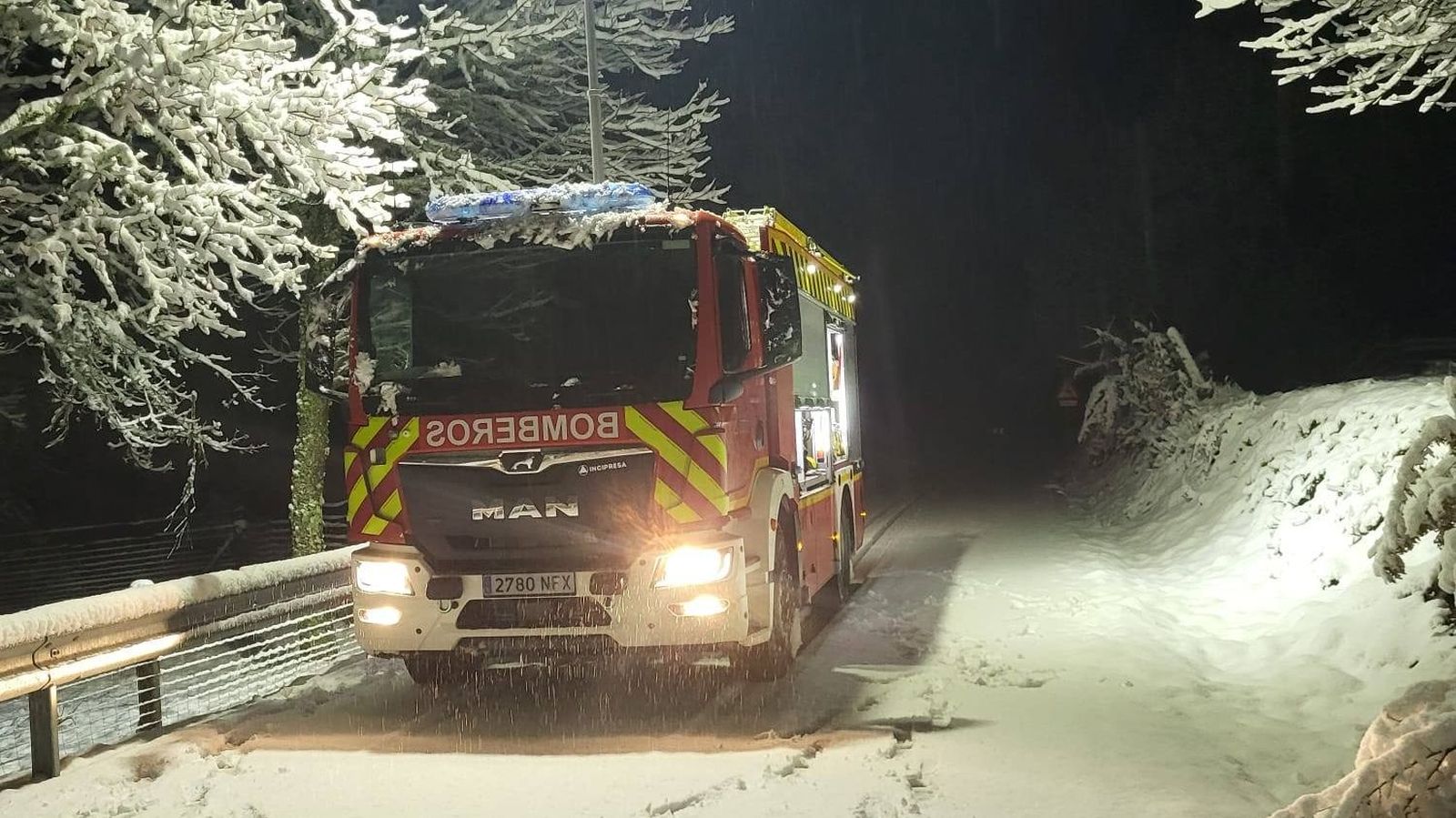 Bomberos provinciales en la comarca de Sanabria
