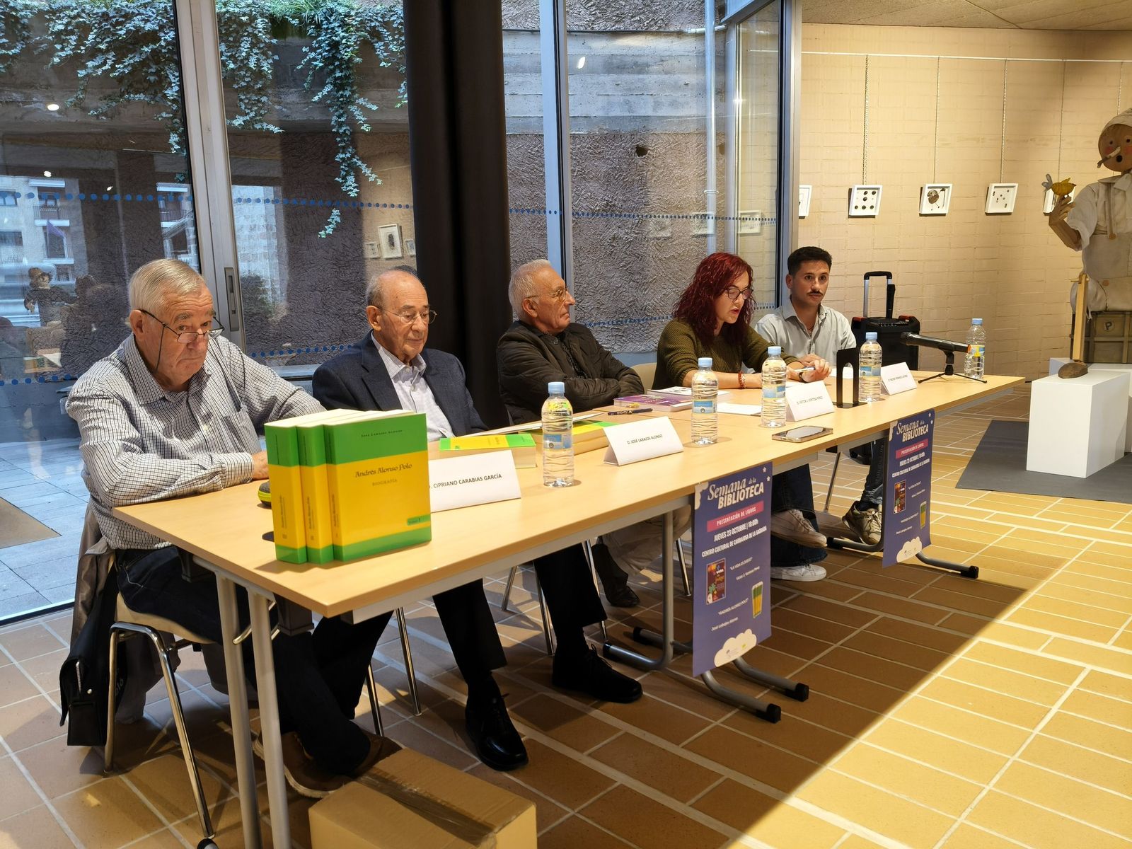 Presentación de libros en Carbajosa