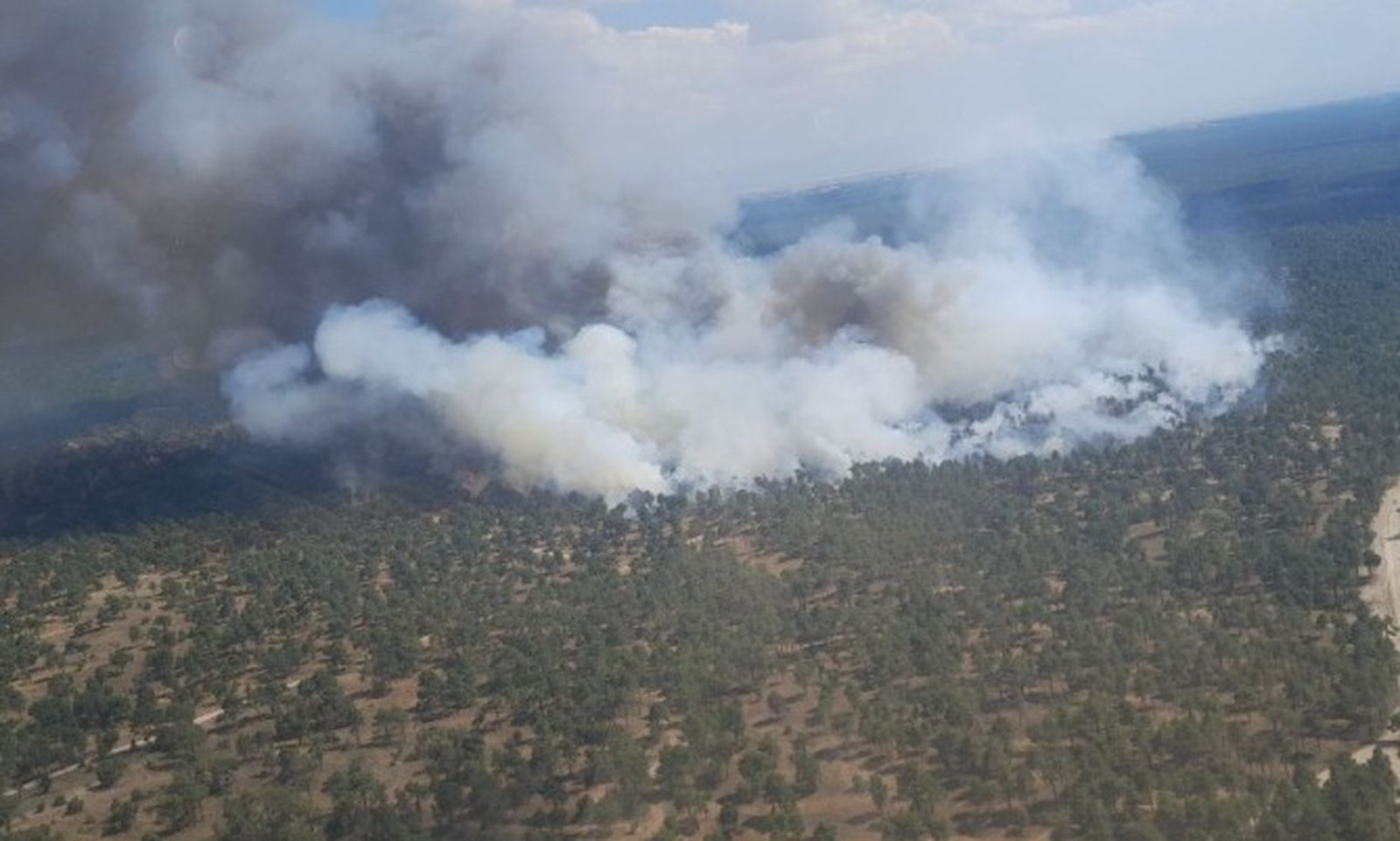 Imagen del incendio-JCYL