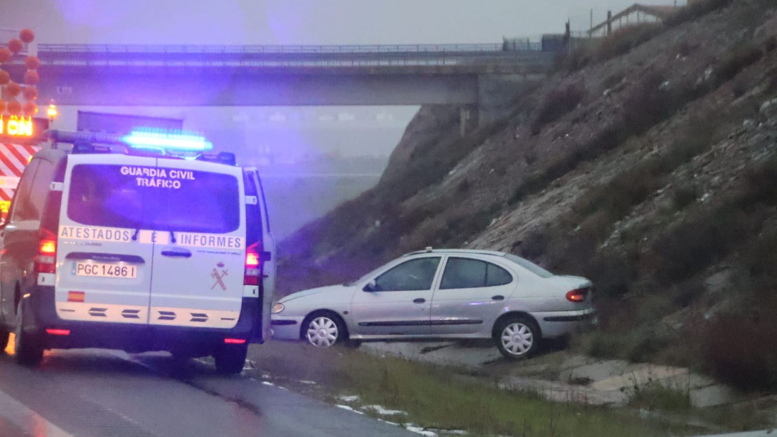 Choque de dos cohes A66