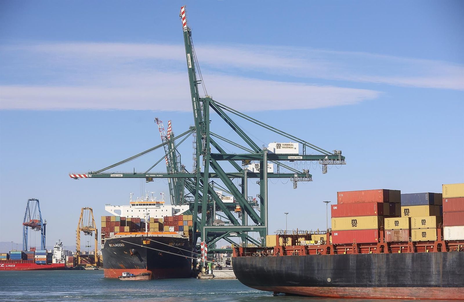 Vista del Puerto de Valencia. - Rober Solsona - Europa Press - Archivo