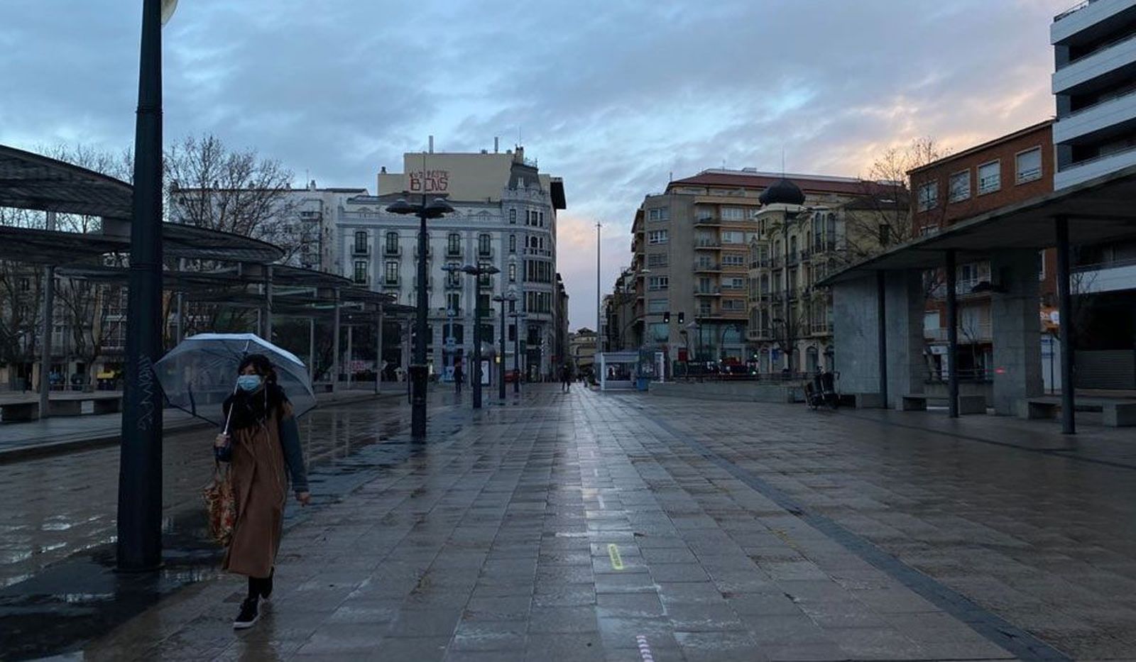 Jornada lluviosa en Zamora Foto: M.L