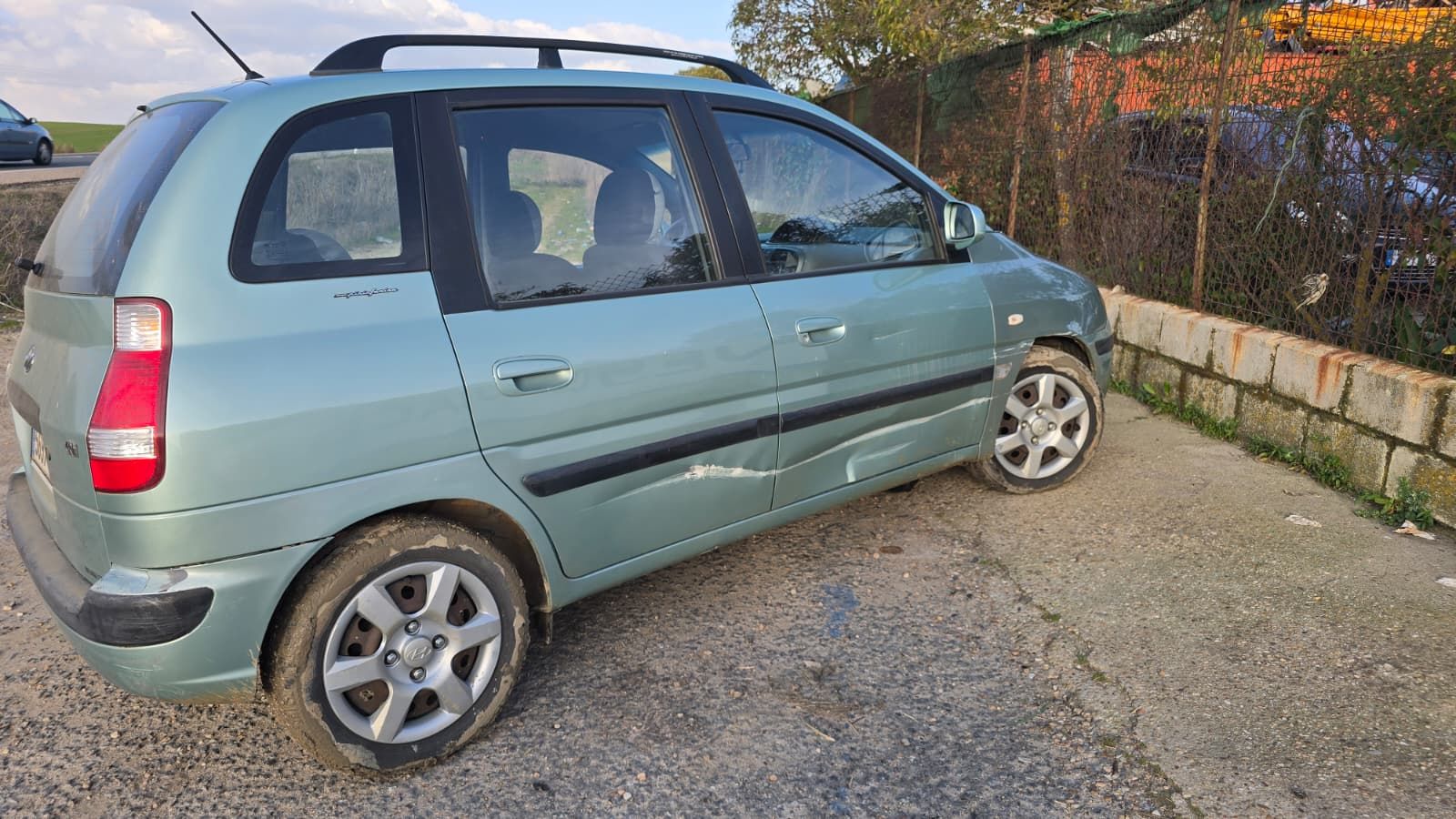 Vehículo afectado en el accidente