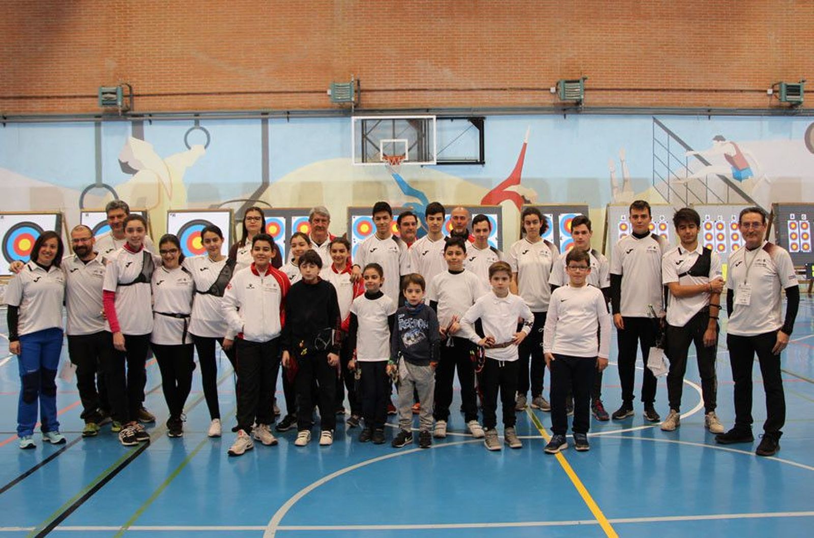 Participantes zamoranos y entrenadores