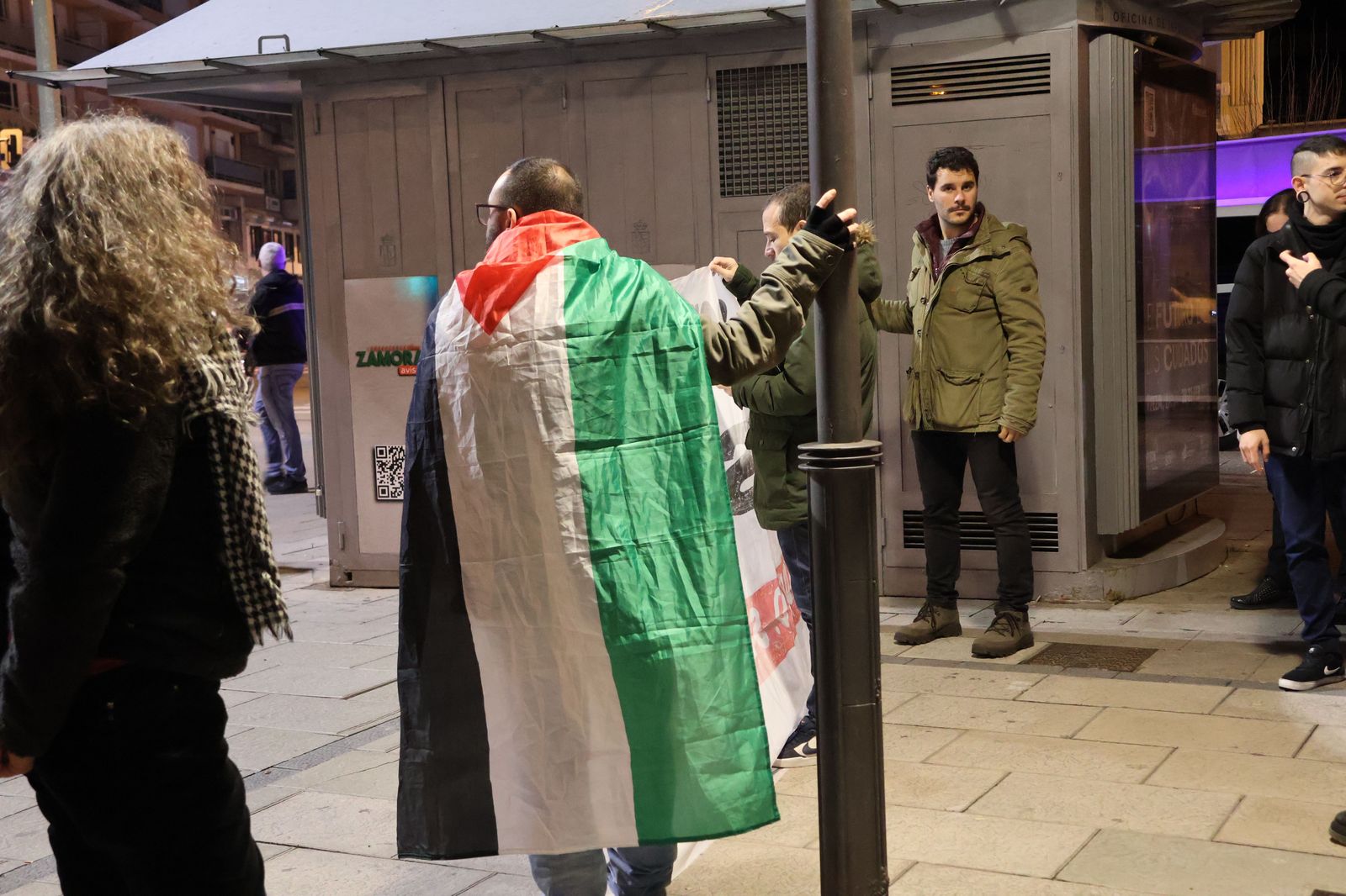 Concentración en Zamora en solidaridad con el pueblo palestino