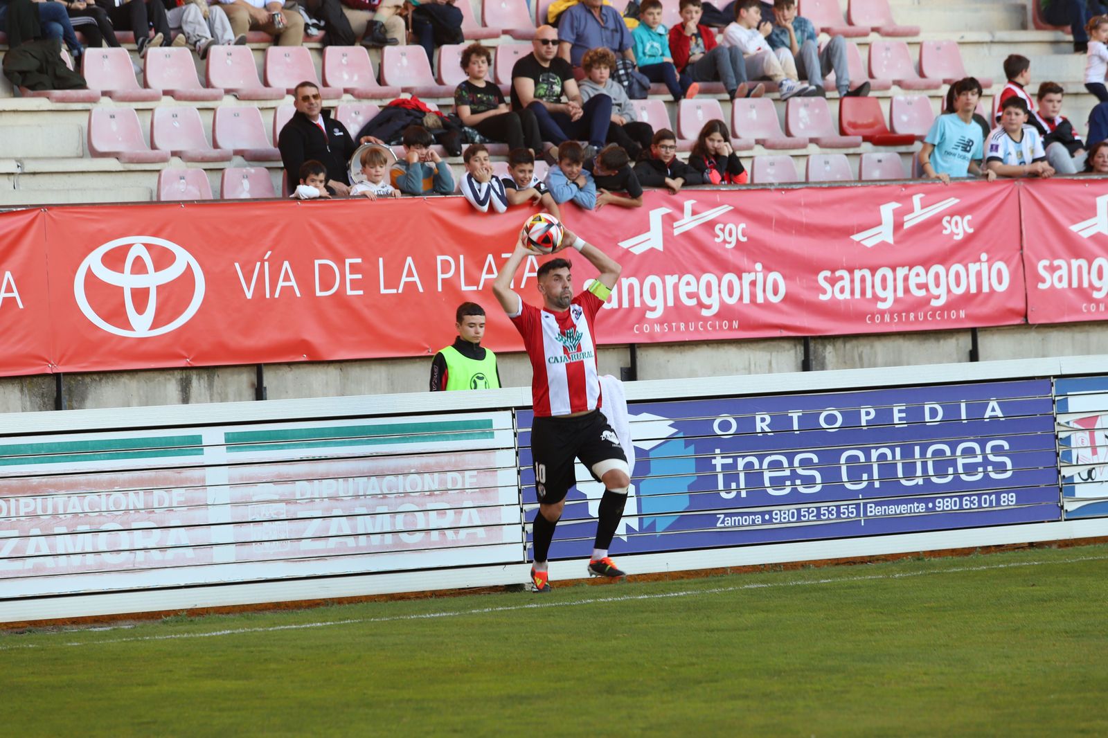 Carlos Ramos en el Zamora CF - Ourense. Fotos: María Lorenzo.
