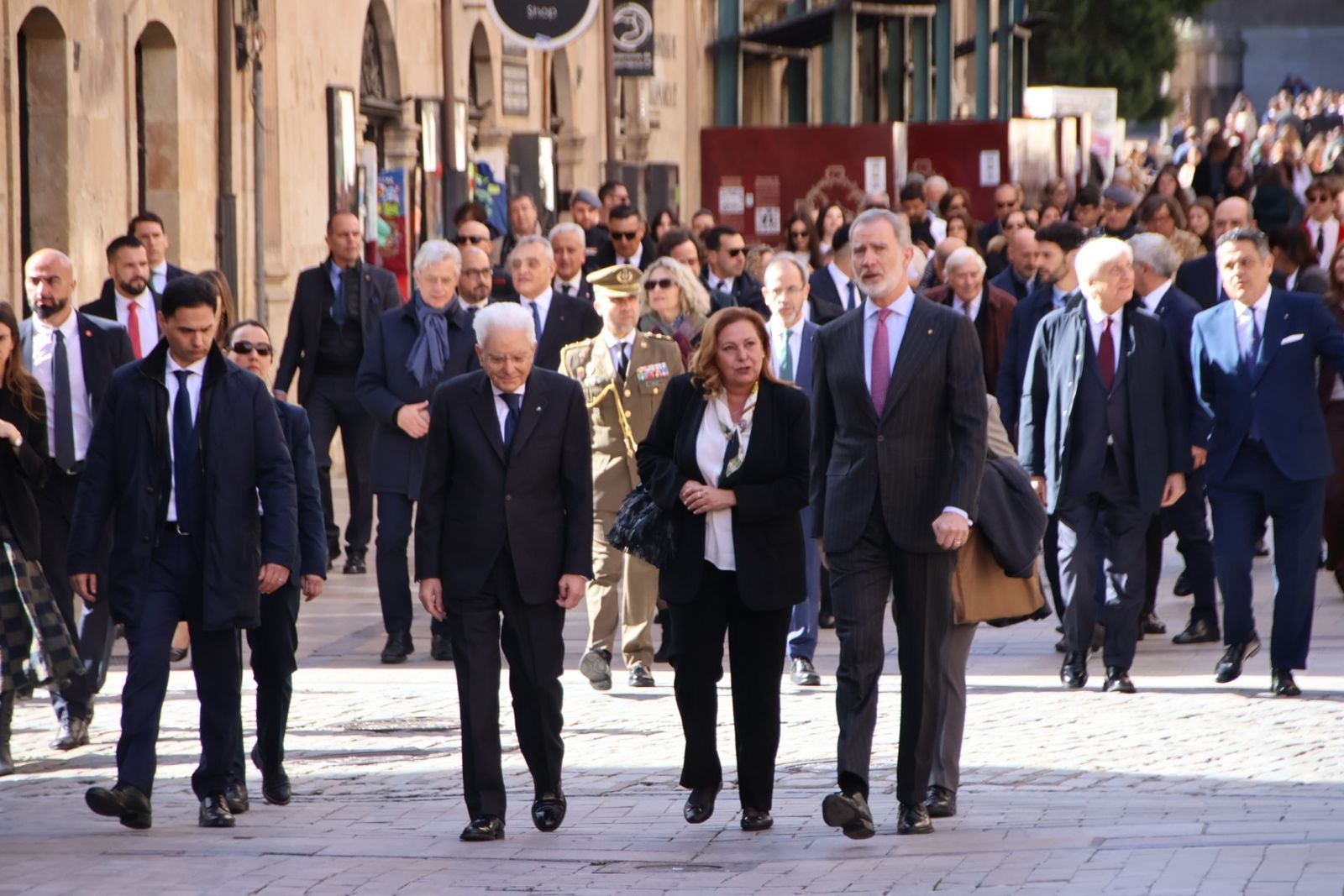 Investidura de Sergio Mattarella como doctor 'honoris causa' de la USAL con la presencia del Rey Felipe VI