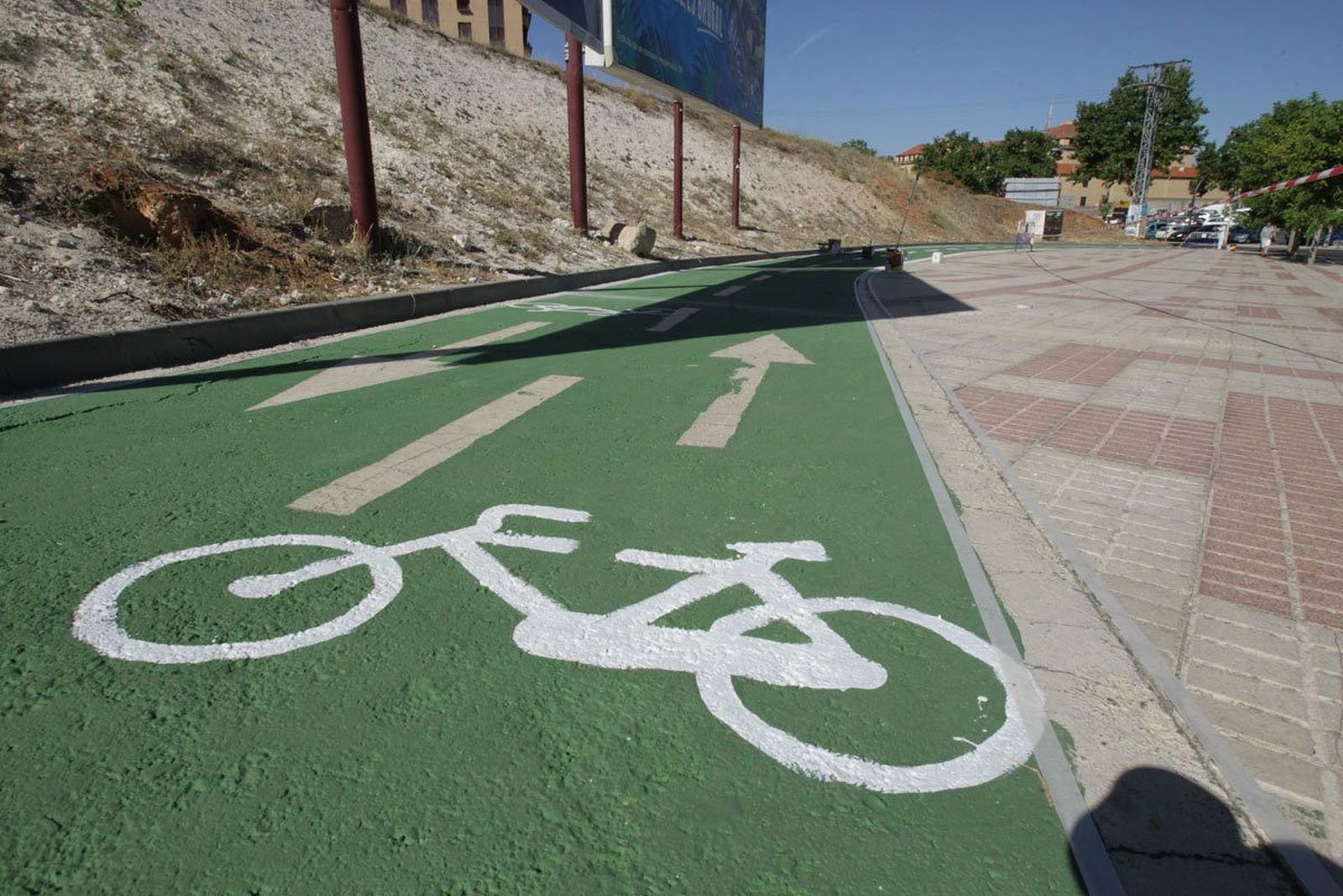 Carril bici desde Comuneros hasta Cabrerizos
