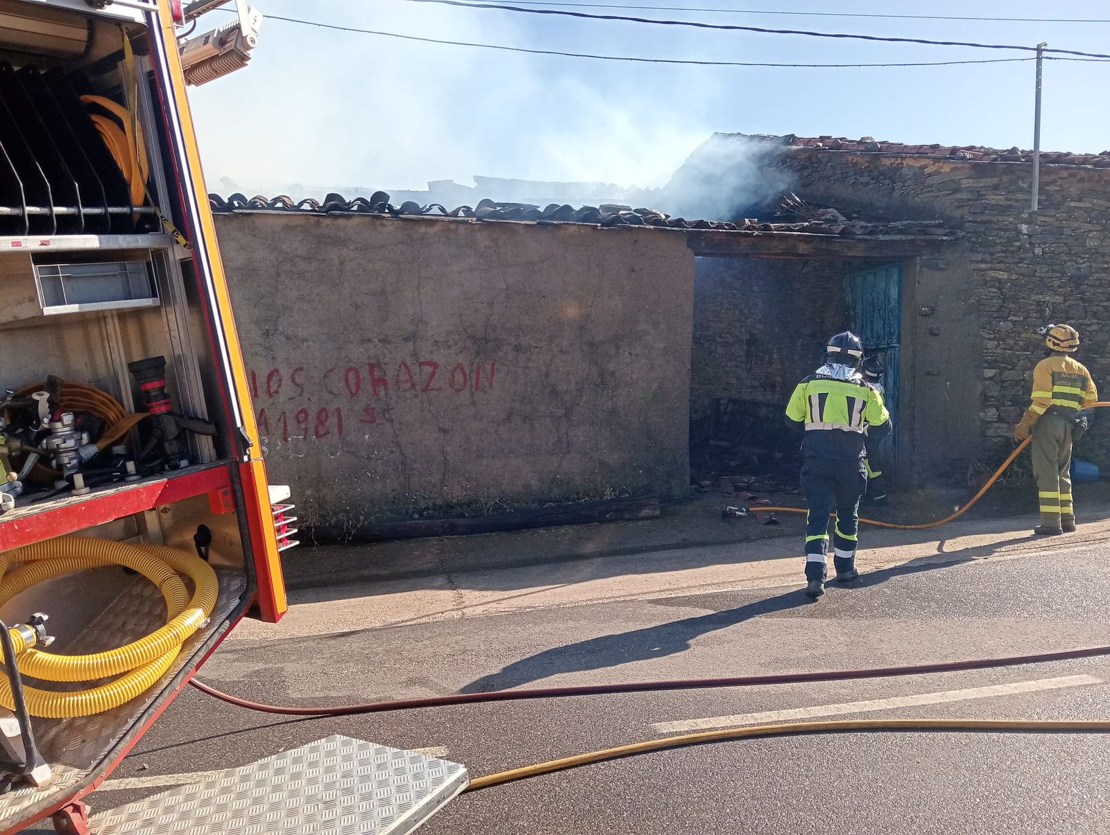 Incendio en El Poyo