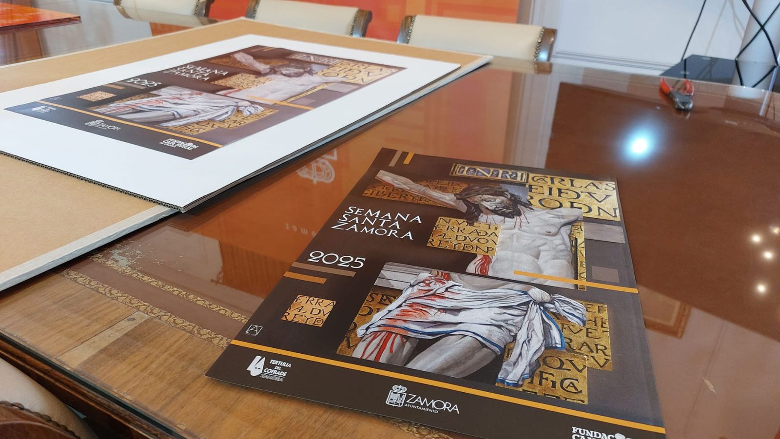 Este es el cartel anunciador de la Tertulia Cofrade de Zamora de 2025