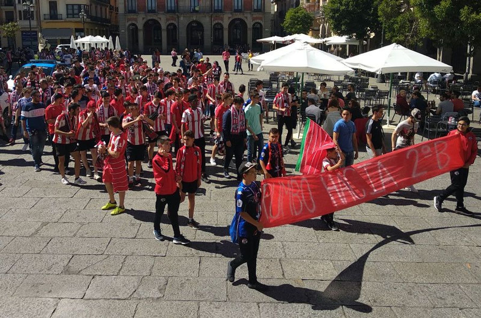 Aficion corteo zamora haro