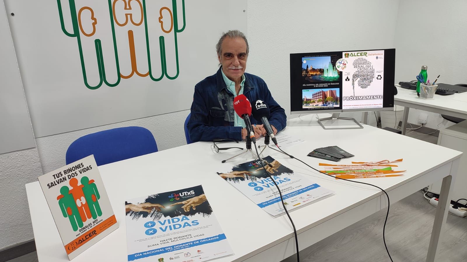 Foto de Archivo: Juan Carlos Sánchez, presidente de la Asociación ALCER Salamanca