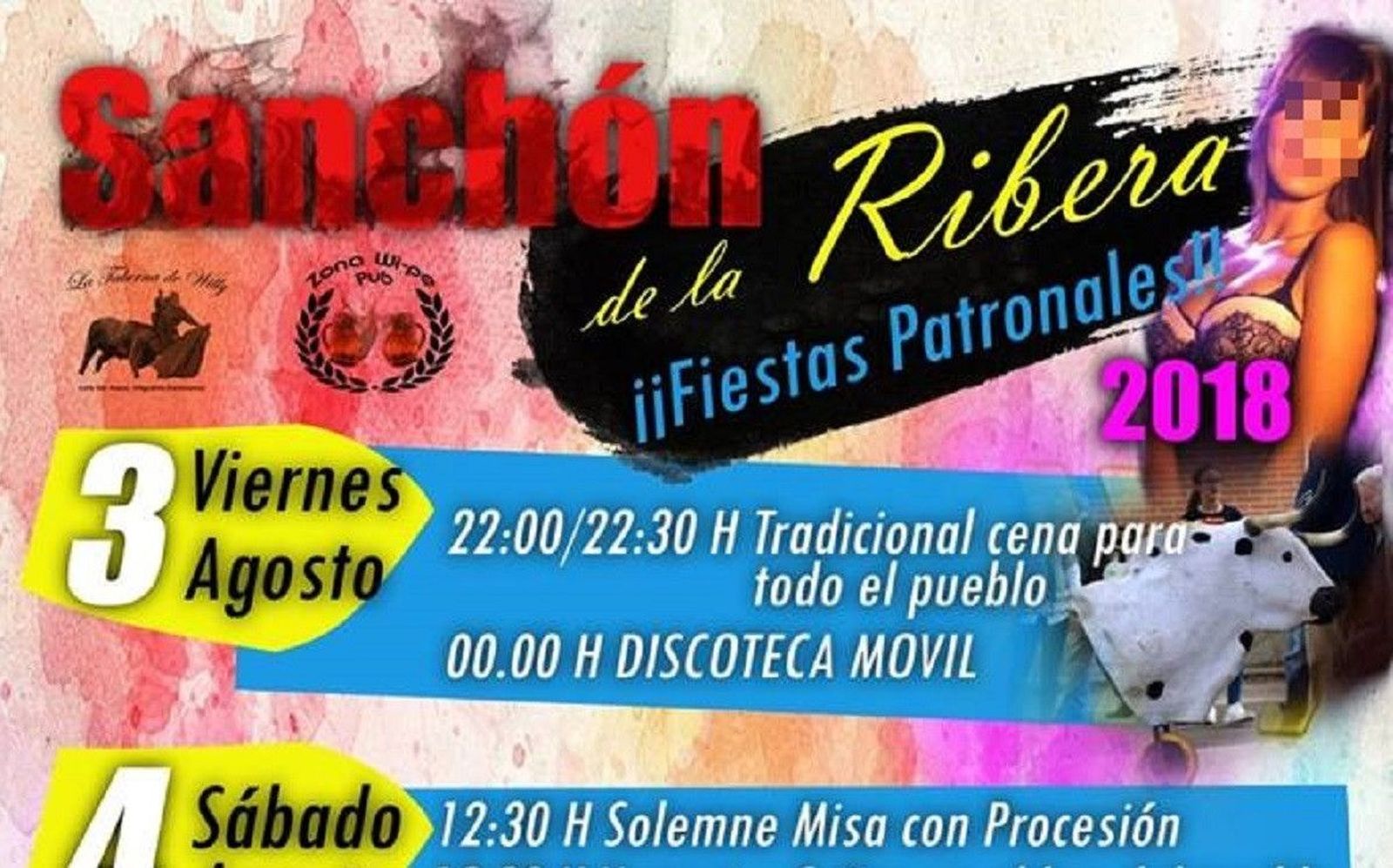 Sanchón de la Ribera programa fiestas 3