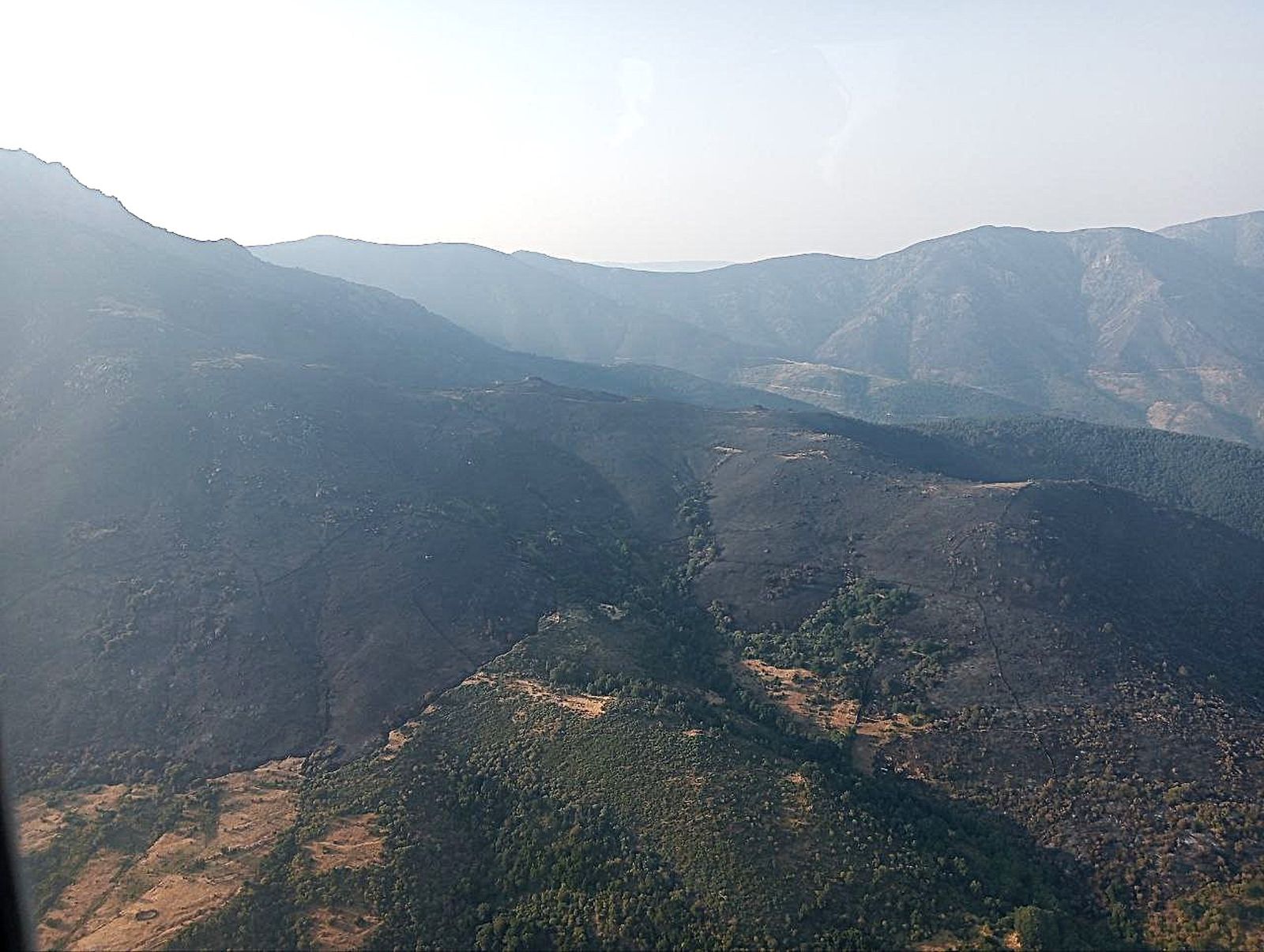 Incendio en Candelario