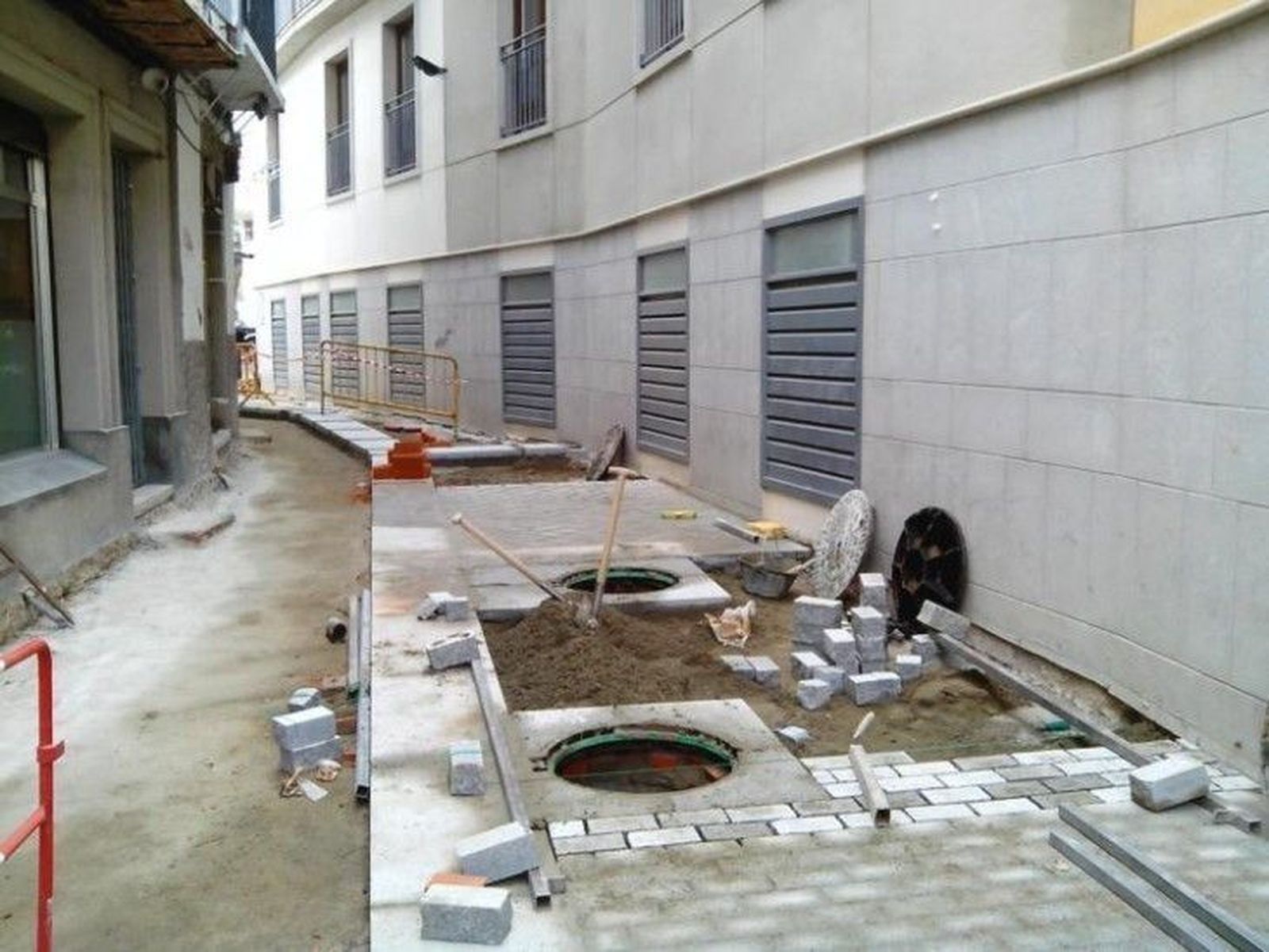 Iniciada la segunda fase de las obras en la calle Olleros