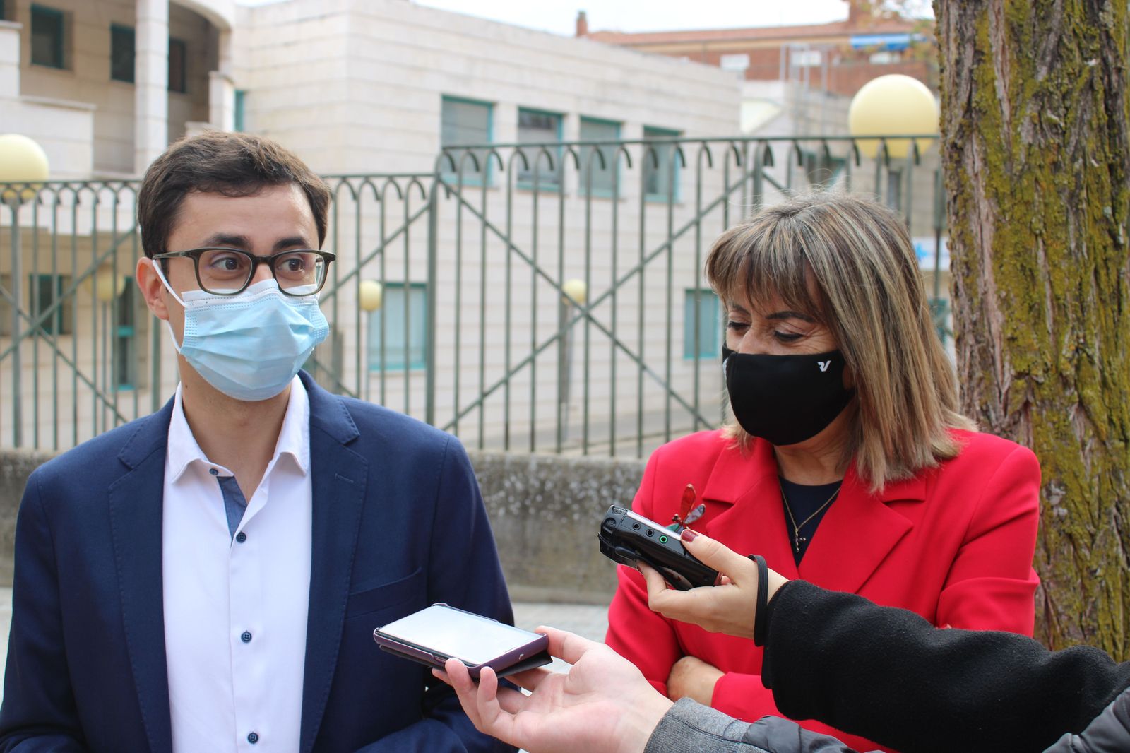 José Luis Mateos y María García, concejales del PSOE. Foto de archivo