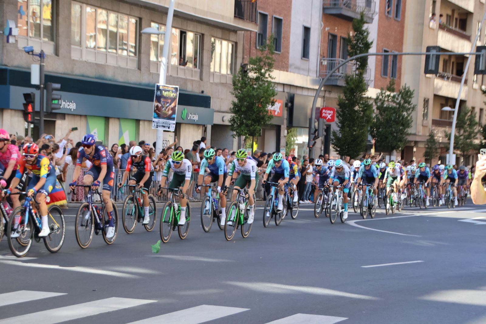 Vuelta ciclista a su paso por Salamanca