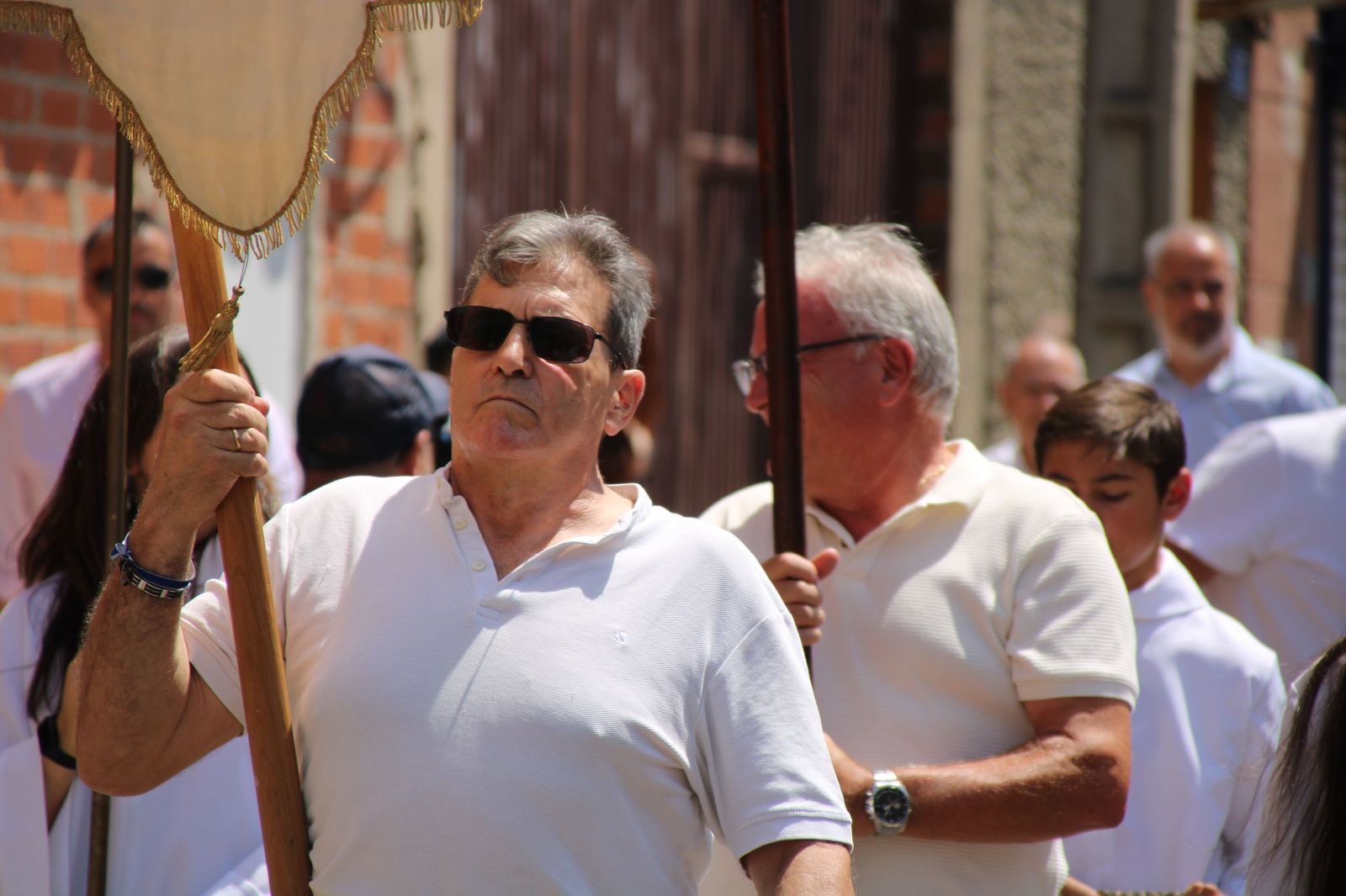 Procesión en honor al Cristo de las Batallas en Castellanos de Moriscos