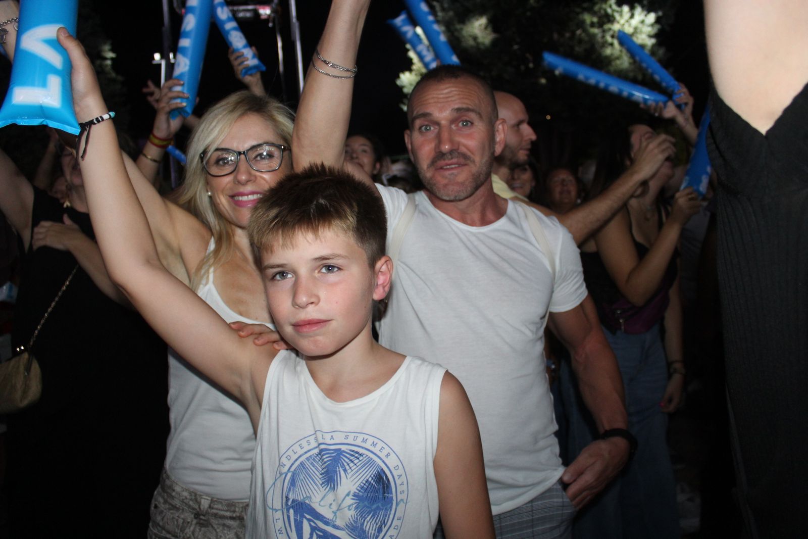Salamanca de noche, sábado 23 de agosto