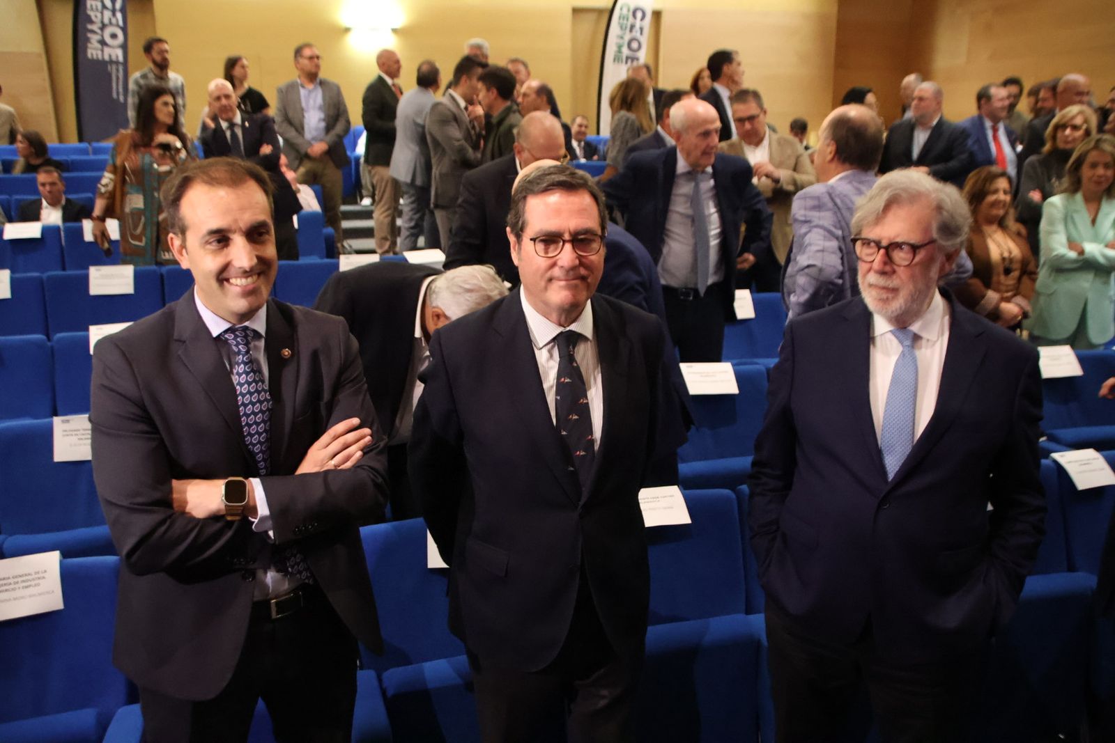 Acto institucional de la unidad empresarial en Salamanca.