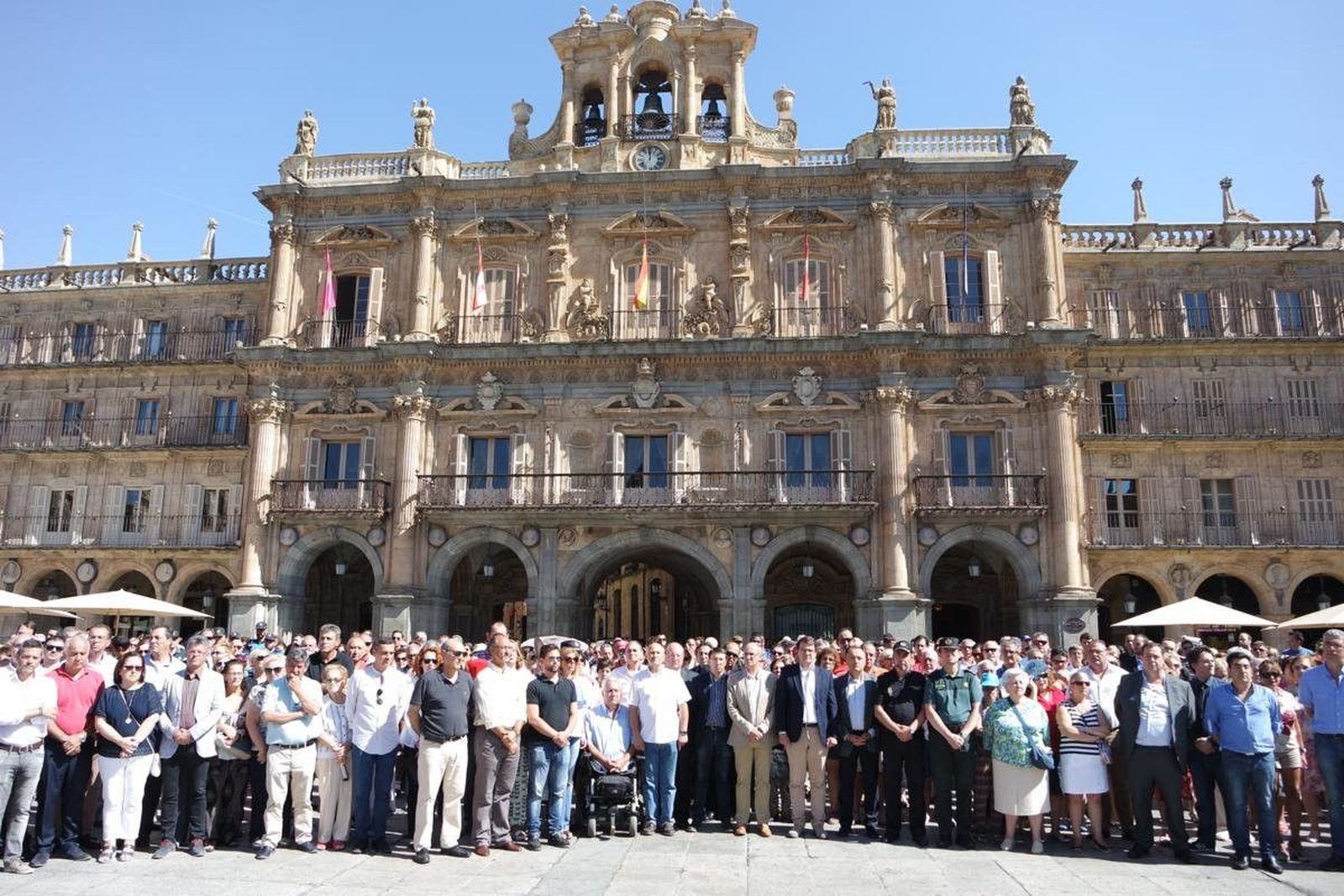 Repulsa, luto y solidaridad salmantina por los atentados terroristas en Cataluña
