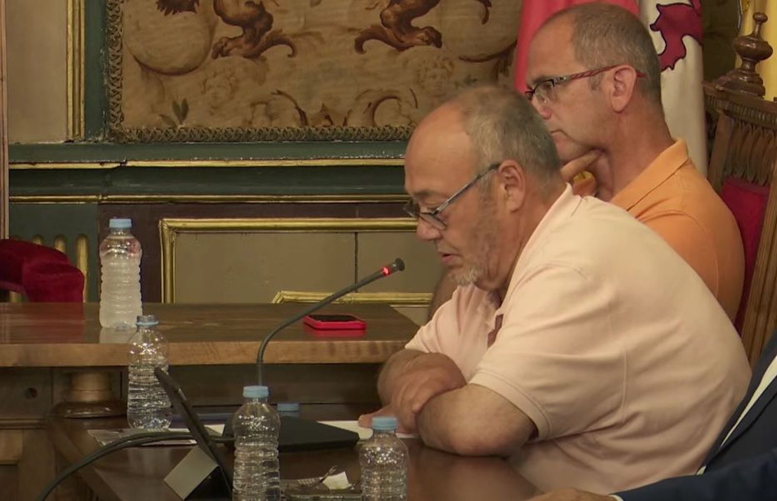 Marcelino Cordero durante su intervención en el pleno de la Diputación celebrado este miércoles
