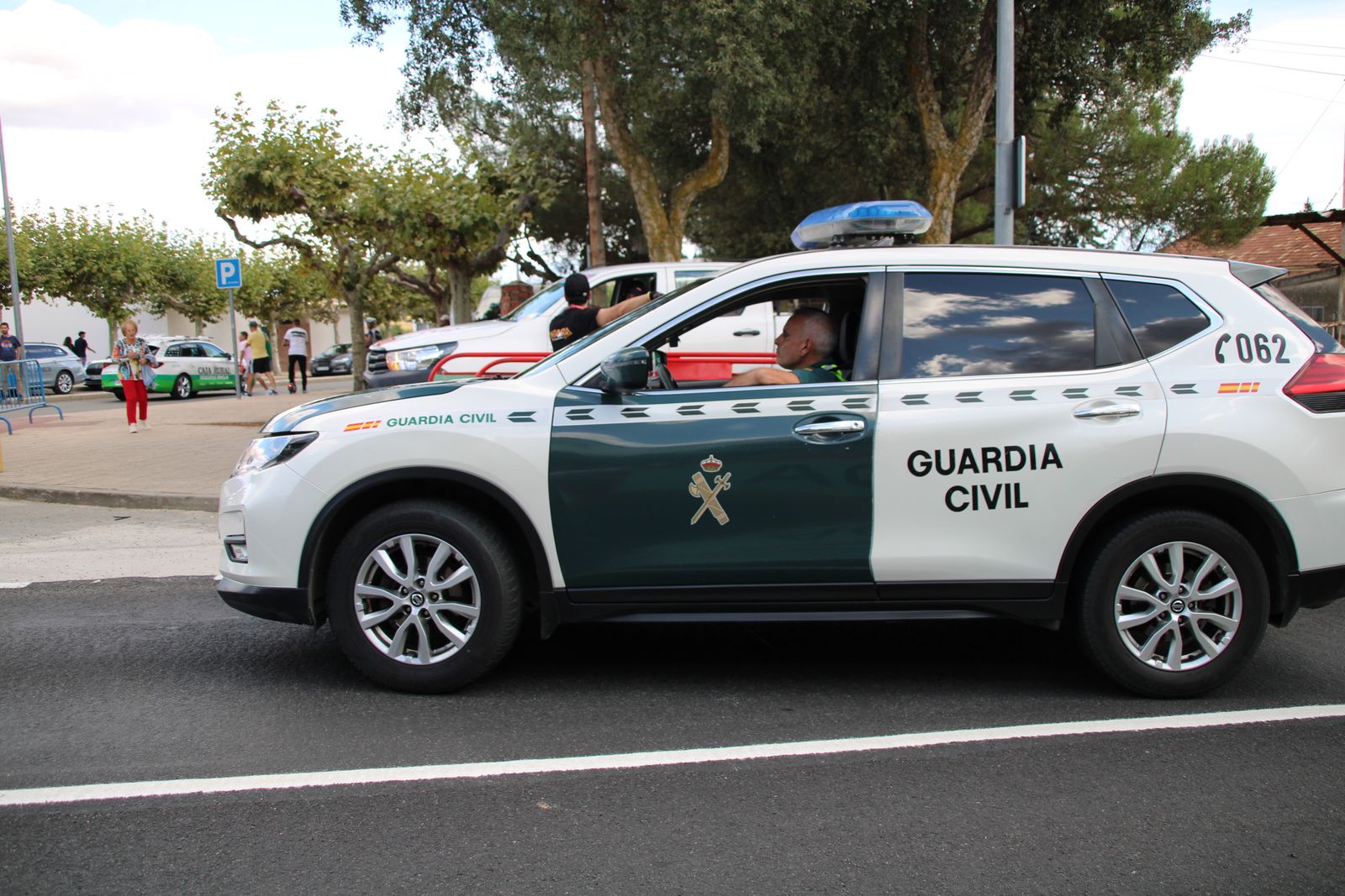 Así es el dispositivo de seguridad de la Guardia Civil en una etapa de La Vuelta