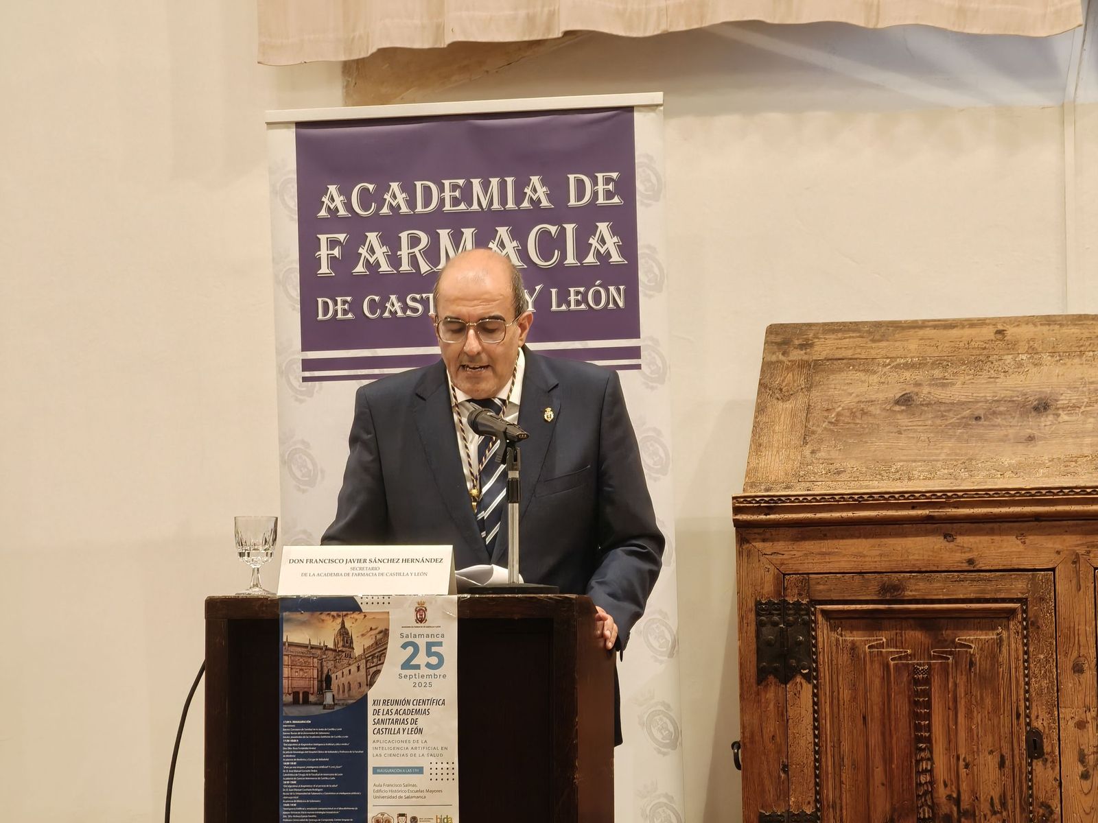 El Colegio Oficial de Farmacéuticos de Salamanca celebra XII Reunión Científica de las Academias Sanitarias de Castilla y Leó