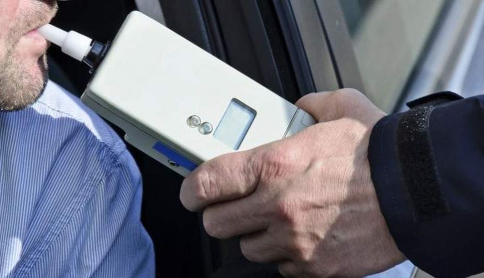 Una prueba de alcoholemia. Archivo