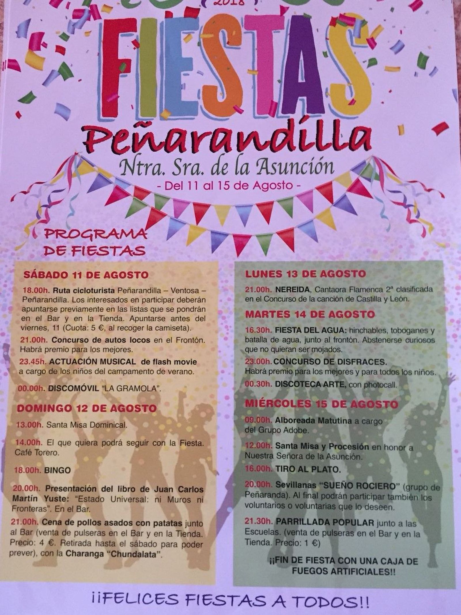 Peu00f1arandilla fiestas