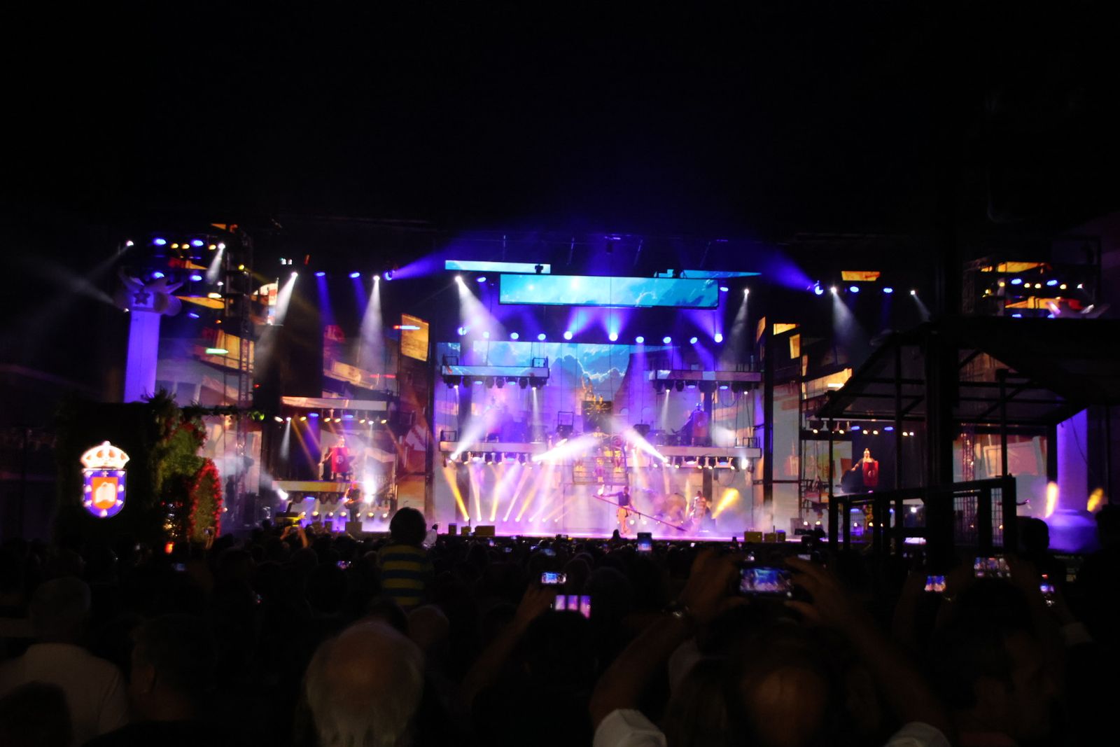 Panorama en la plaza Mayor de Guijuelo