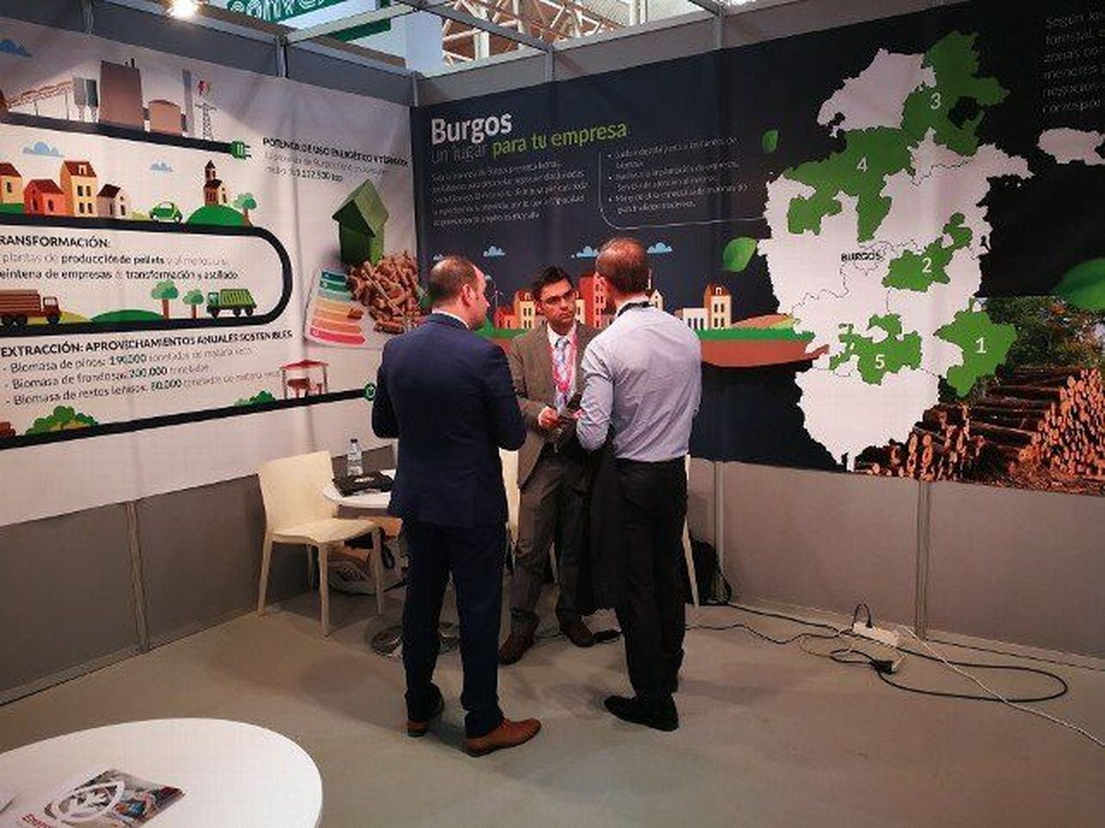 Diputación de Burgos promociona la biomasa como sector estratégico