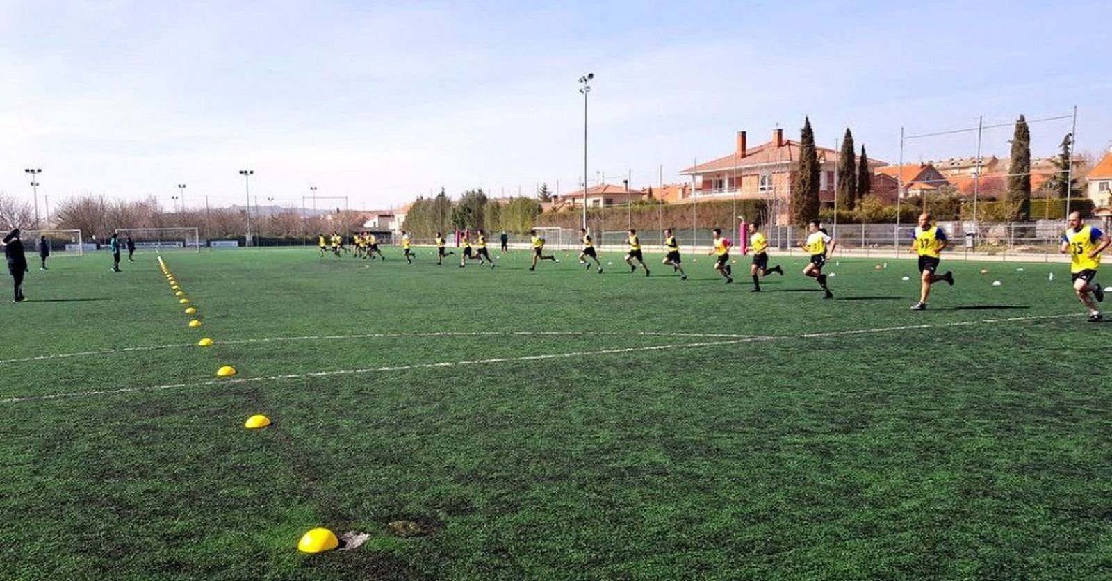 Árbitros en una jornada de tecnificación y pruebas físicas