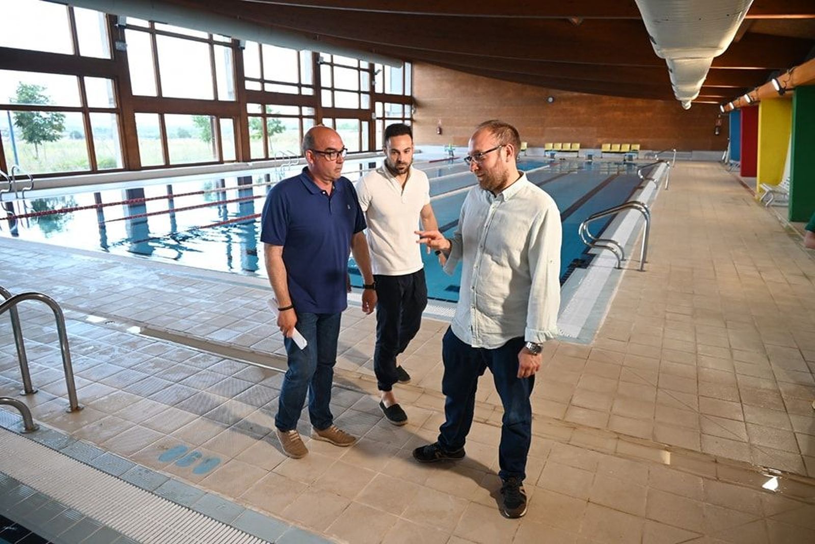Reabre la piscina municipal de Ciudad Rodrigo. Foto Ayuntamiento Ciudad Rodrigo