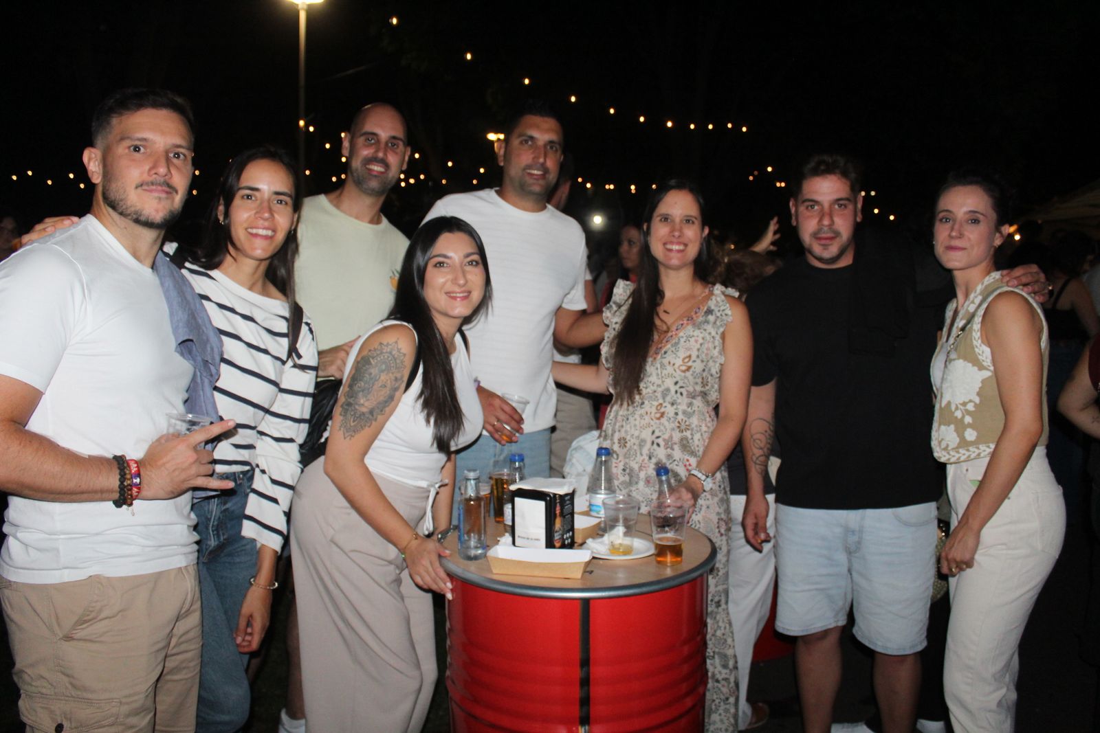 Ambiente en la Feria de Día en la tarde de este sábado