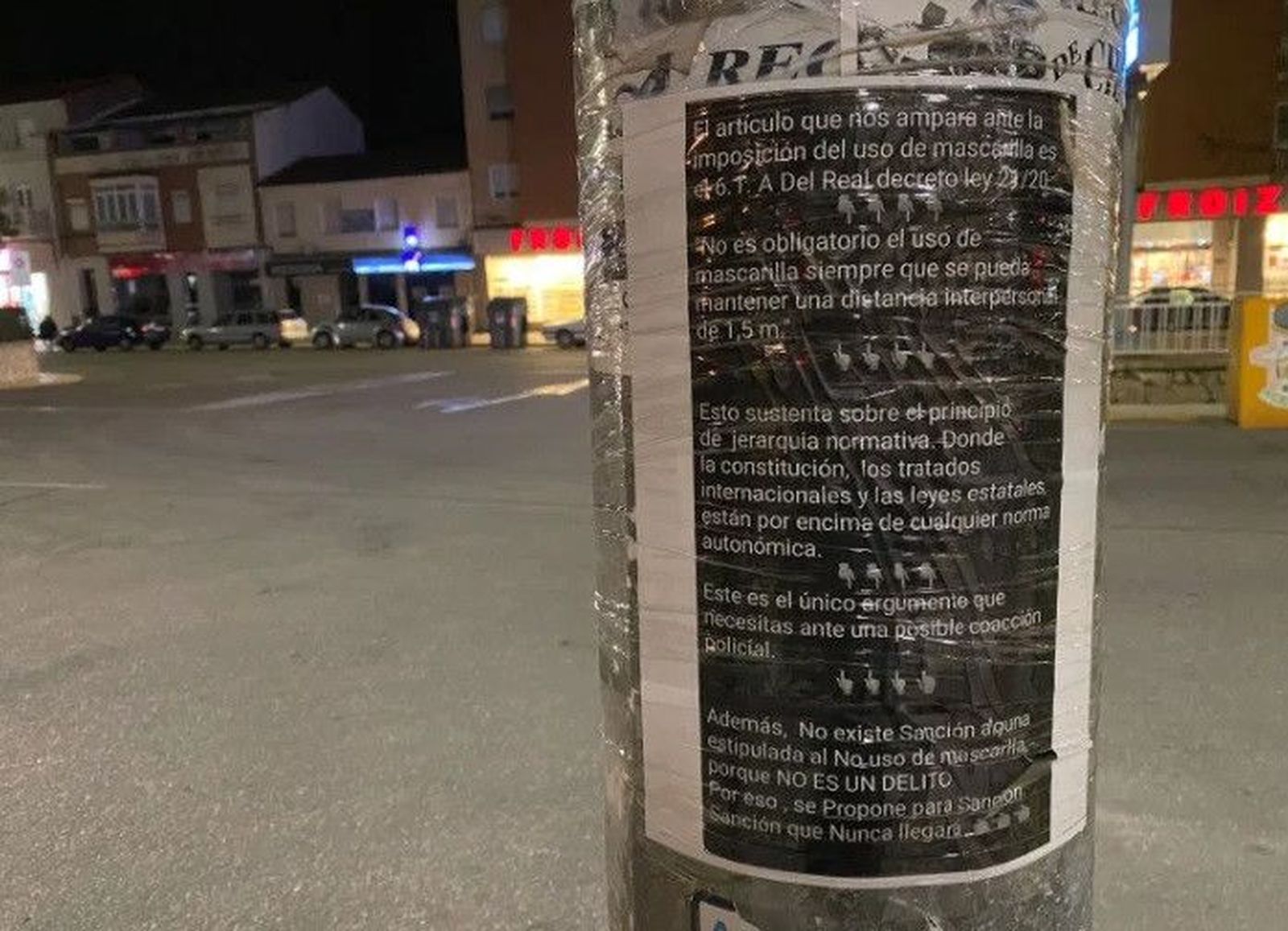 Pasquines mascarillas