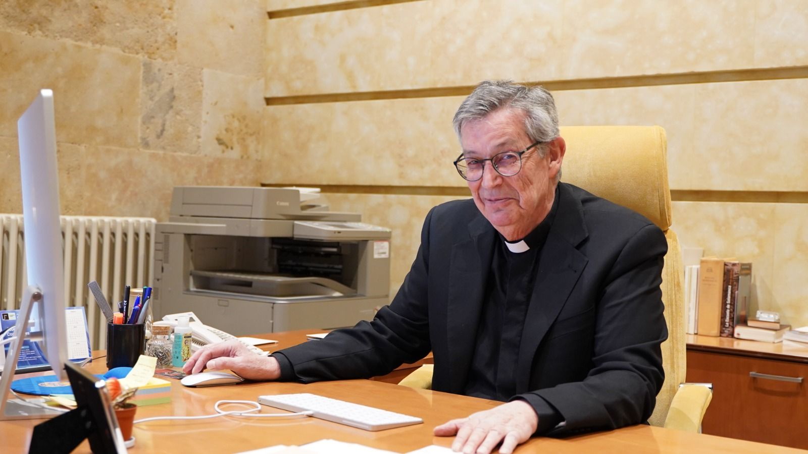 Santiago García-Jalón De la Lama, rector de la Universidad Pontificia de Salamanca. FOTO: UPSA