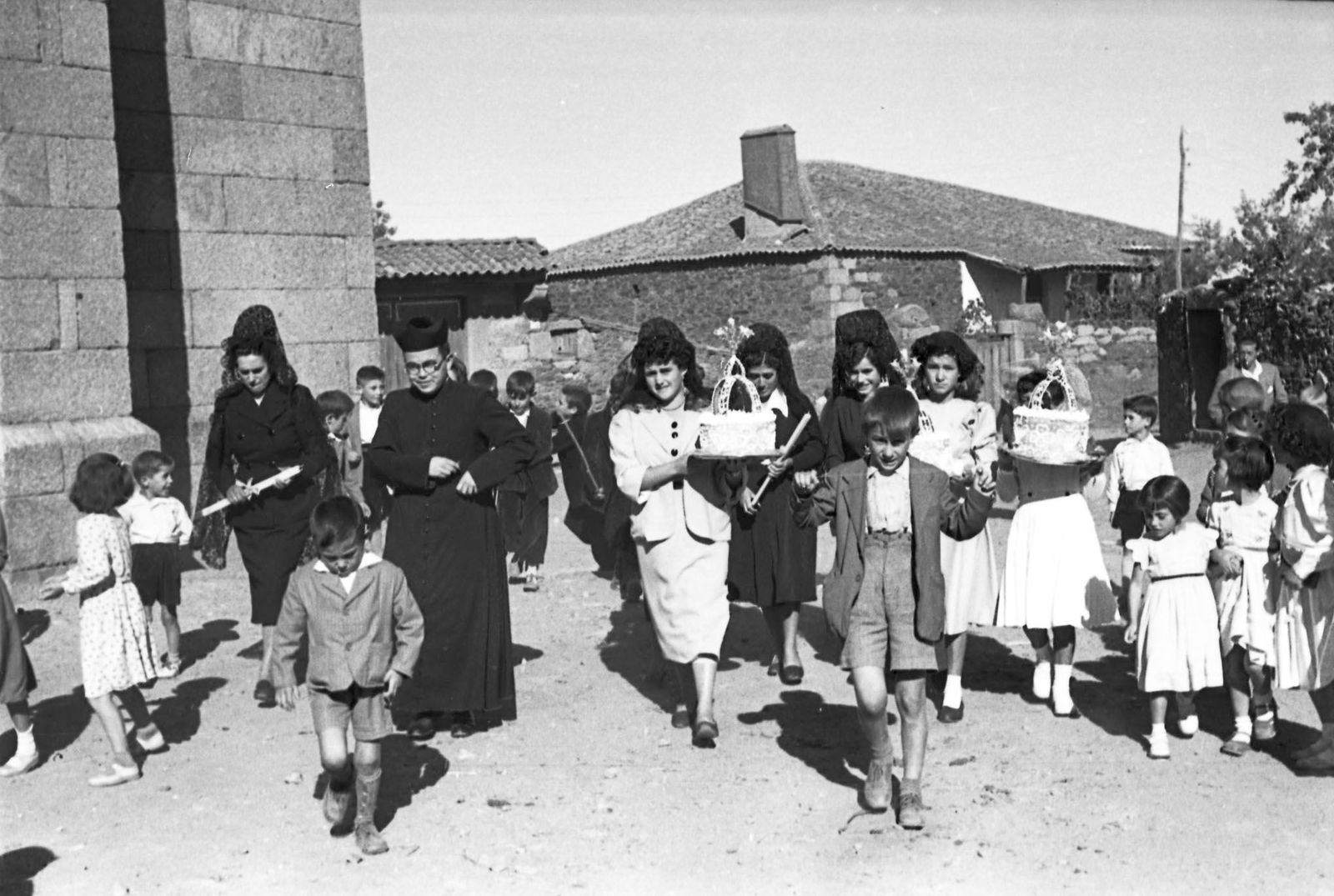 Ofertorio en Villar de la Yegua. Años 60