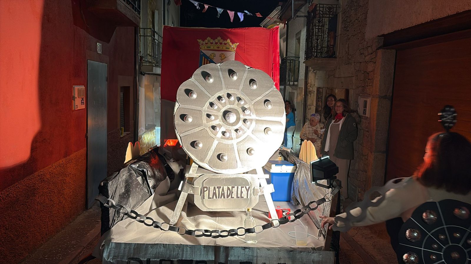 Desfile de carrozas en Pereña