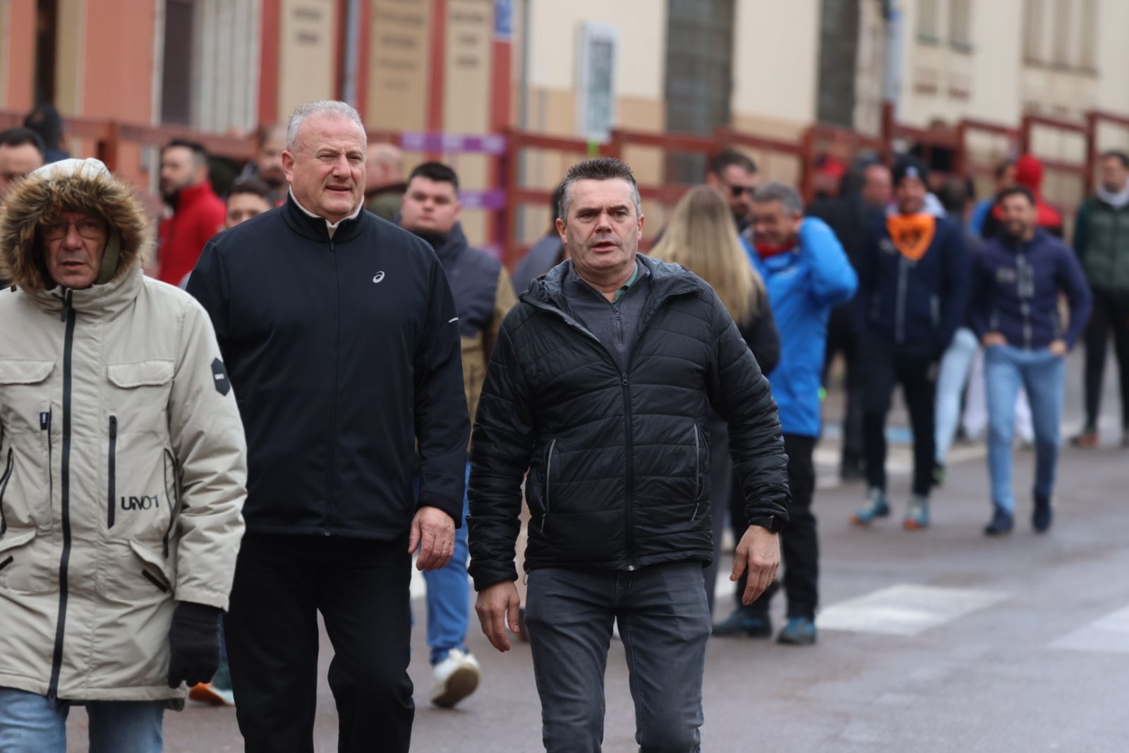 Ambiente en el encierro a caballo de Ciudad Rodrigo