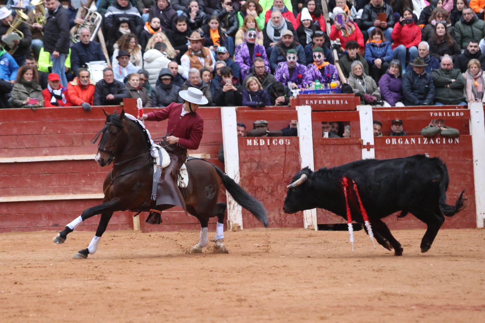 Novillada sin picadores del bolsín taurino y rejones en Ciudad Rodrigo