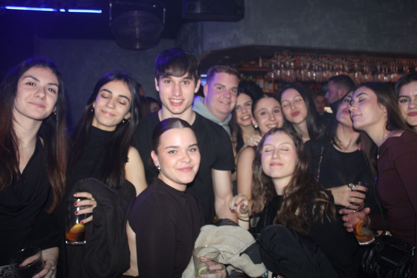 Salamanca de noche, sabado 24 de enero