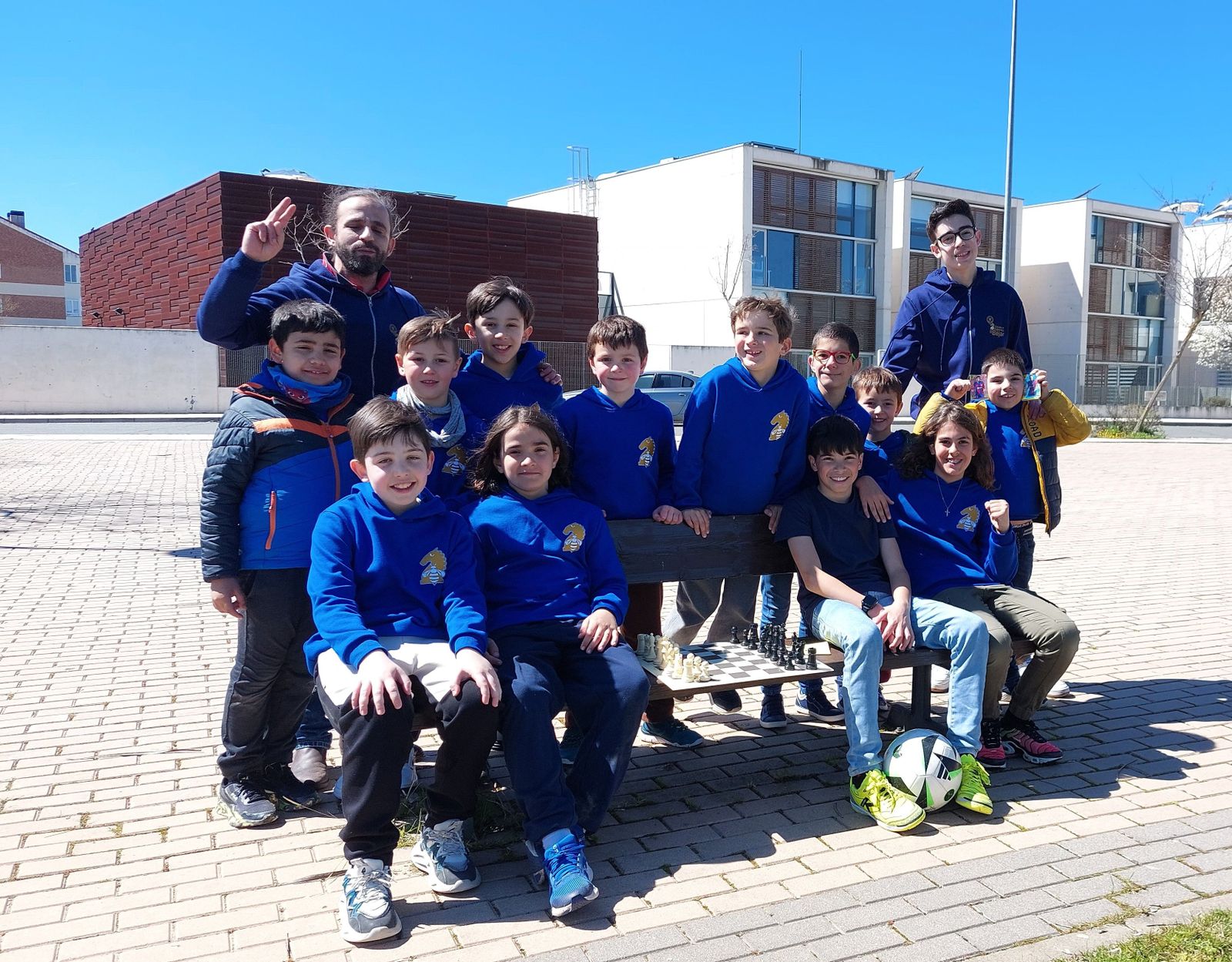 El equipo alevín Ajedrez Béjar campeones provinciales en los JJEE