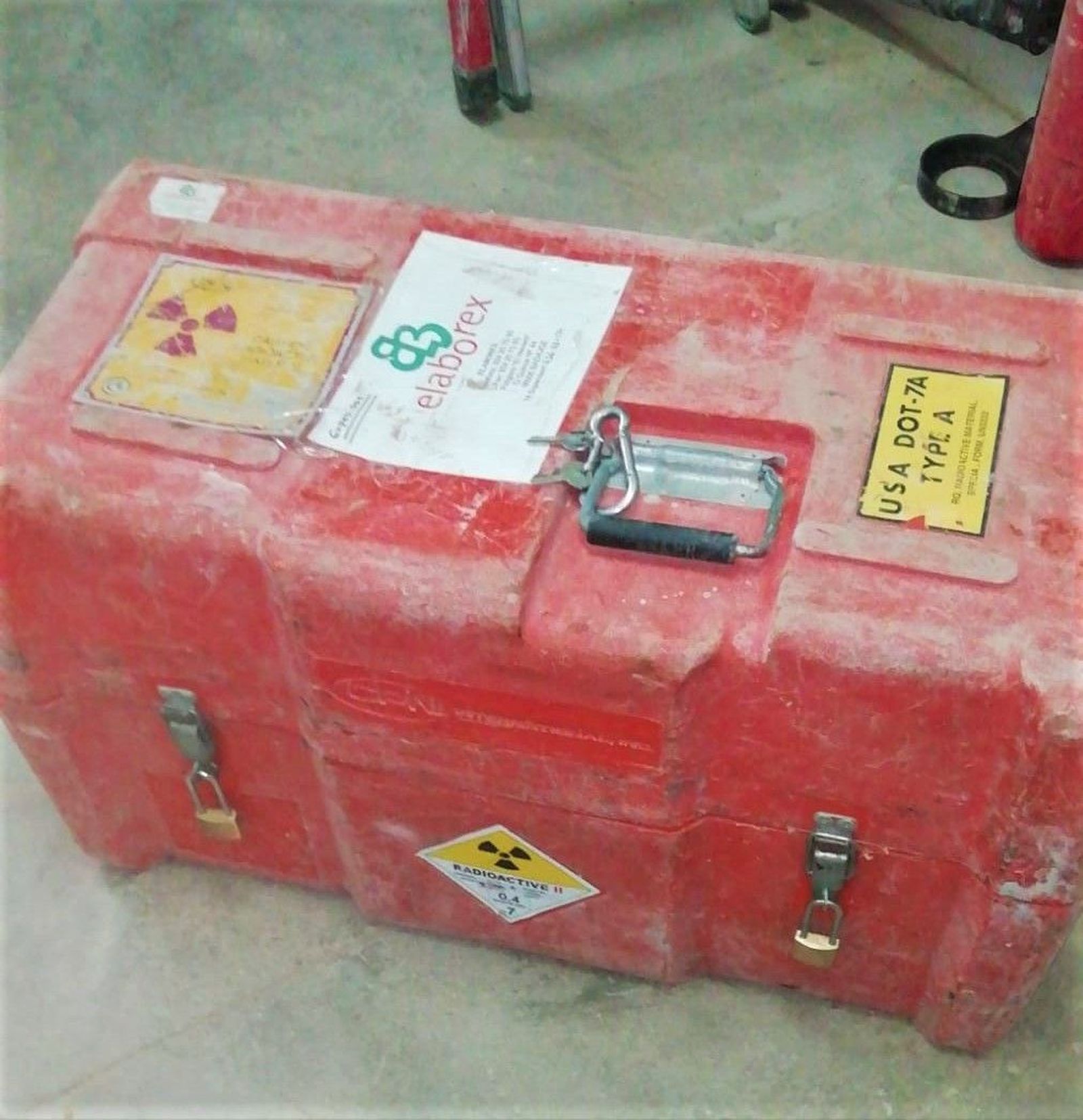 Equipo radiactivo robado en Merida