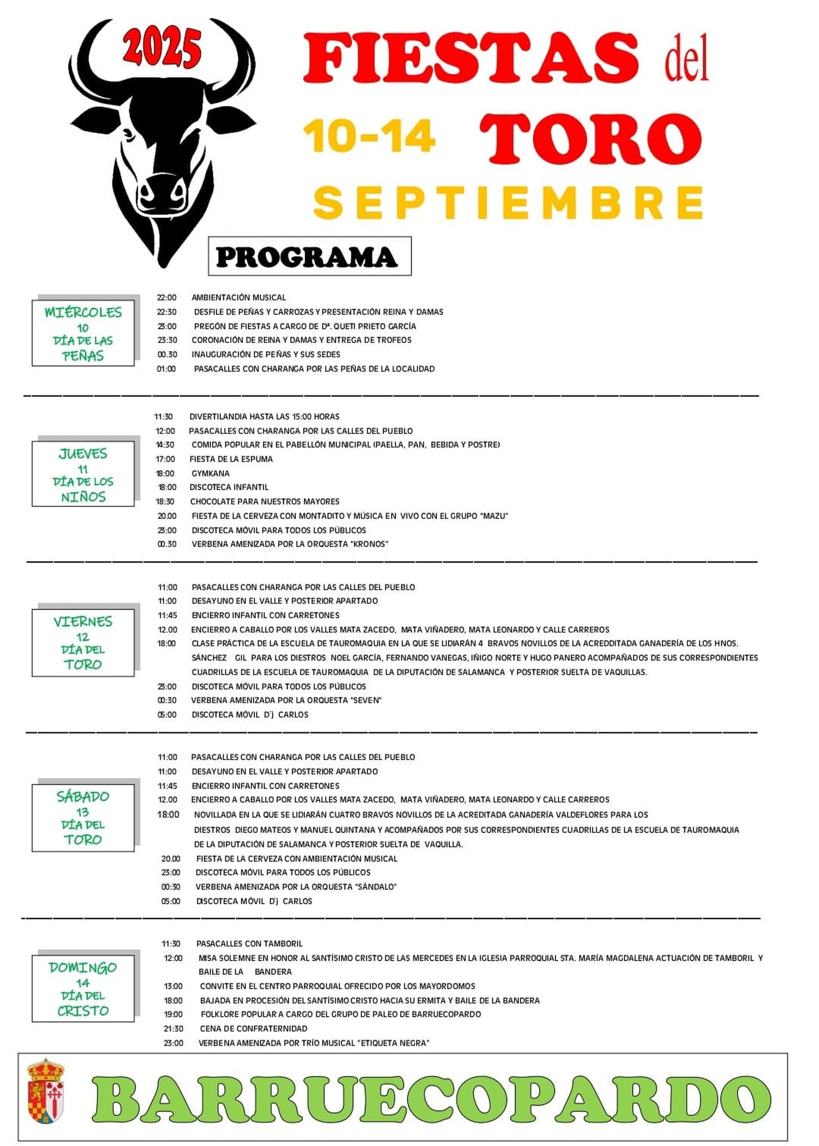 Fiestas de Barruecopardo