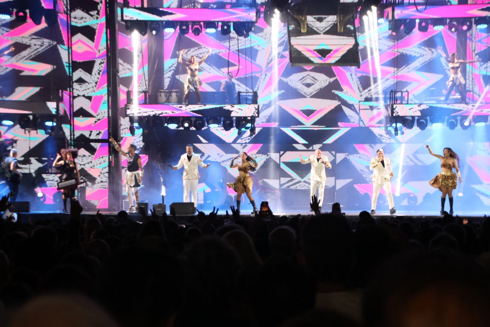 Panorama en la plaza Mayor de Guijuelo