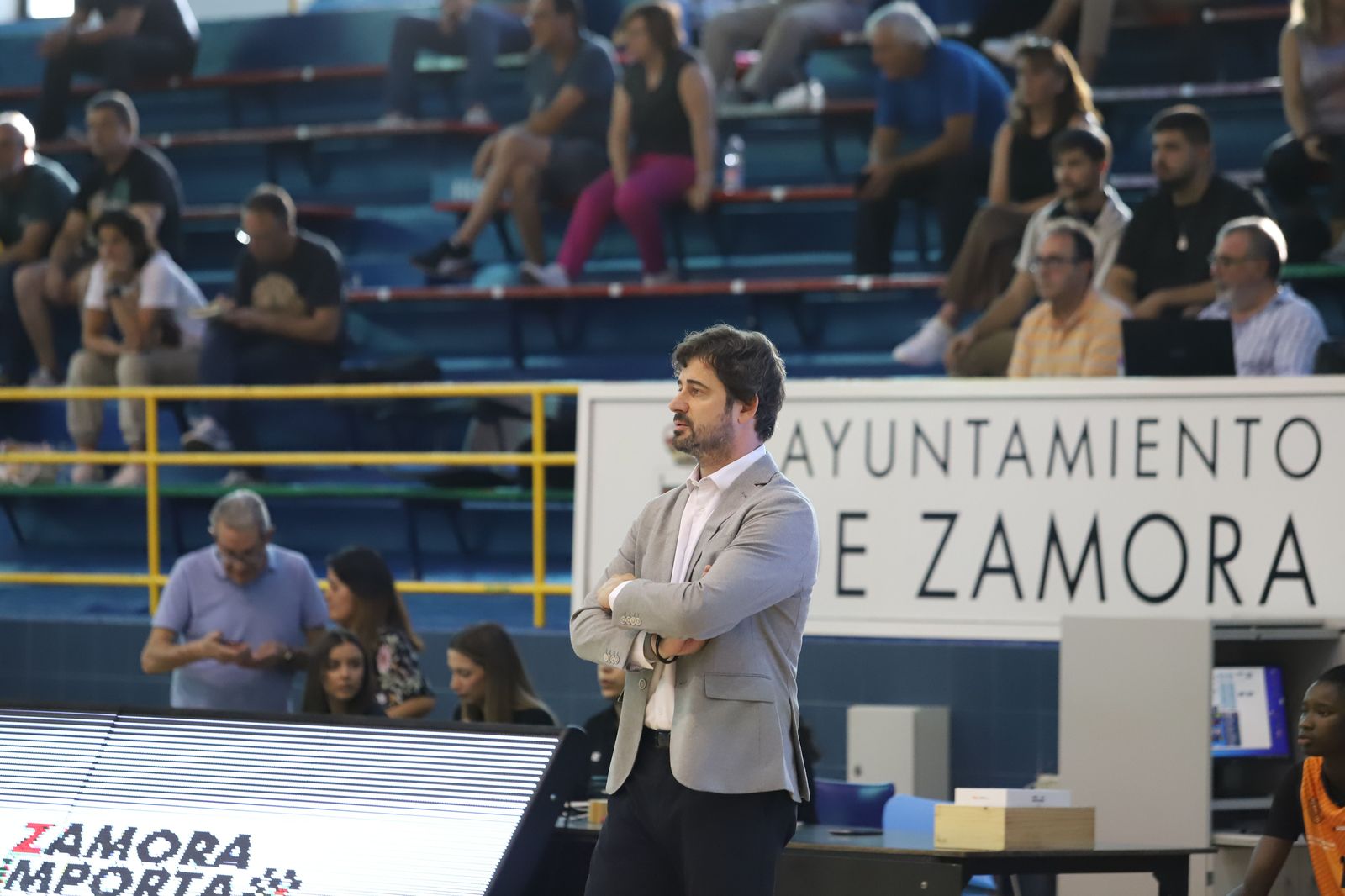 Vasconcelos en el área técnica. Archivo.