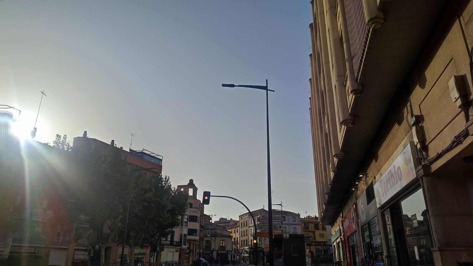 Ola de calor en Zamora. Cielos despejados. Sol