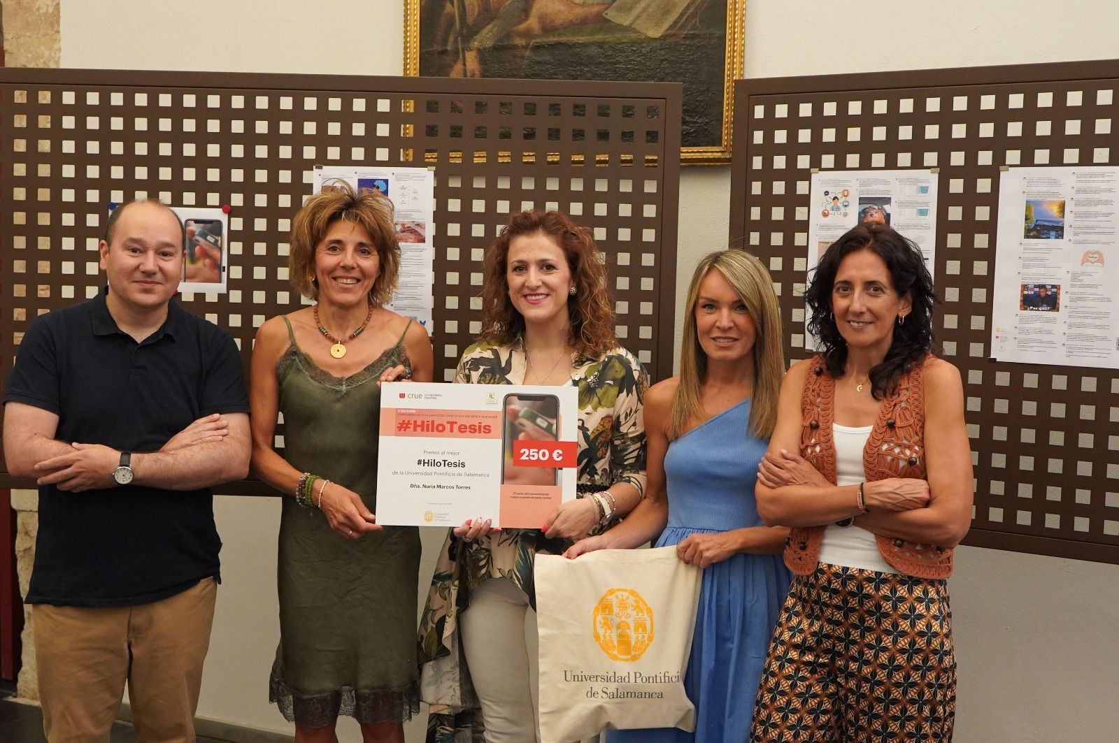Nuria Marcos Torres, doctora de Innovación en Ciencias Sociales de la UPSA, ganadora del concurso #HiloTesis 2025’