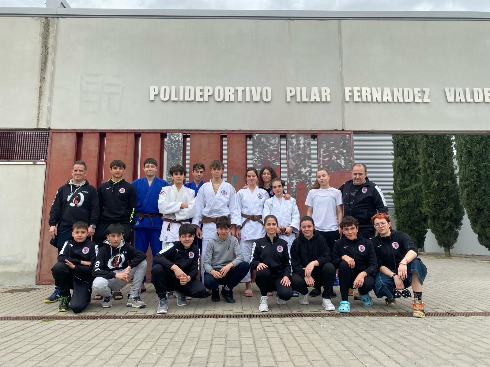 Expedición zamorana que ha participado en el Campeonato de Castilla y León en las categorías infantil y cadete de Judo.